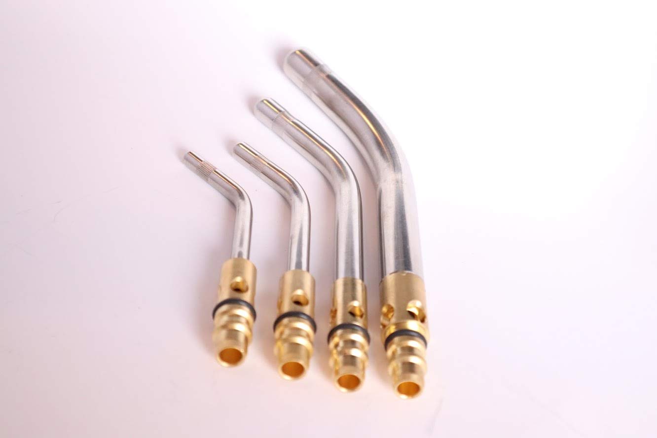 Professional Air Acetylene Torch Kit with Fuel Gas - Industrial Standard Tips & 1-Year Warranty - Perfect for Metal Cutting, Welding, and Brazing Projects