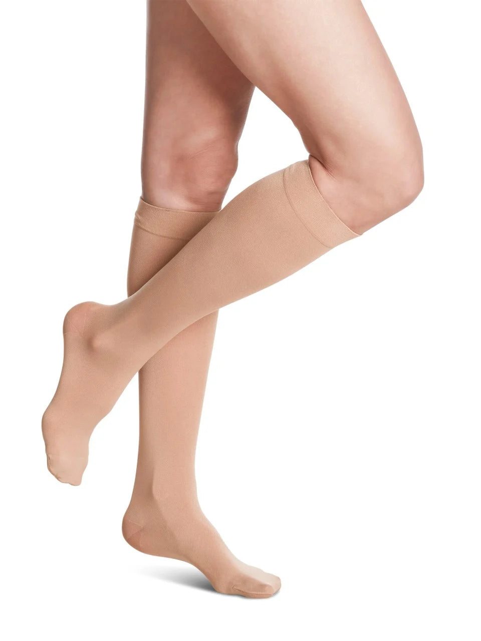 Sigvaris Soft Opaque Compression Socks 20-30 mmHg for Women & Men - Calf Support for Circulation, Swelling Relief - Perfect for Travel, Work & Medical Use