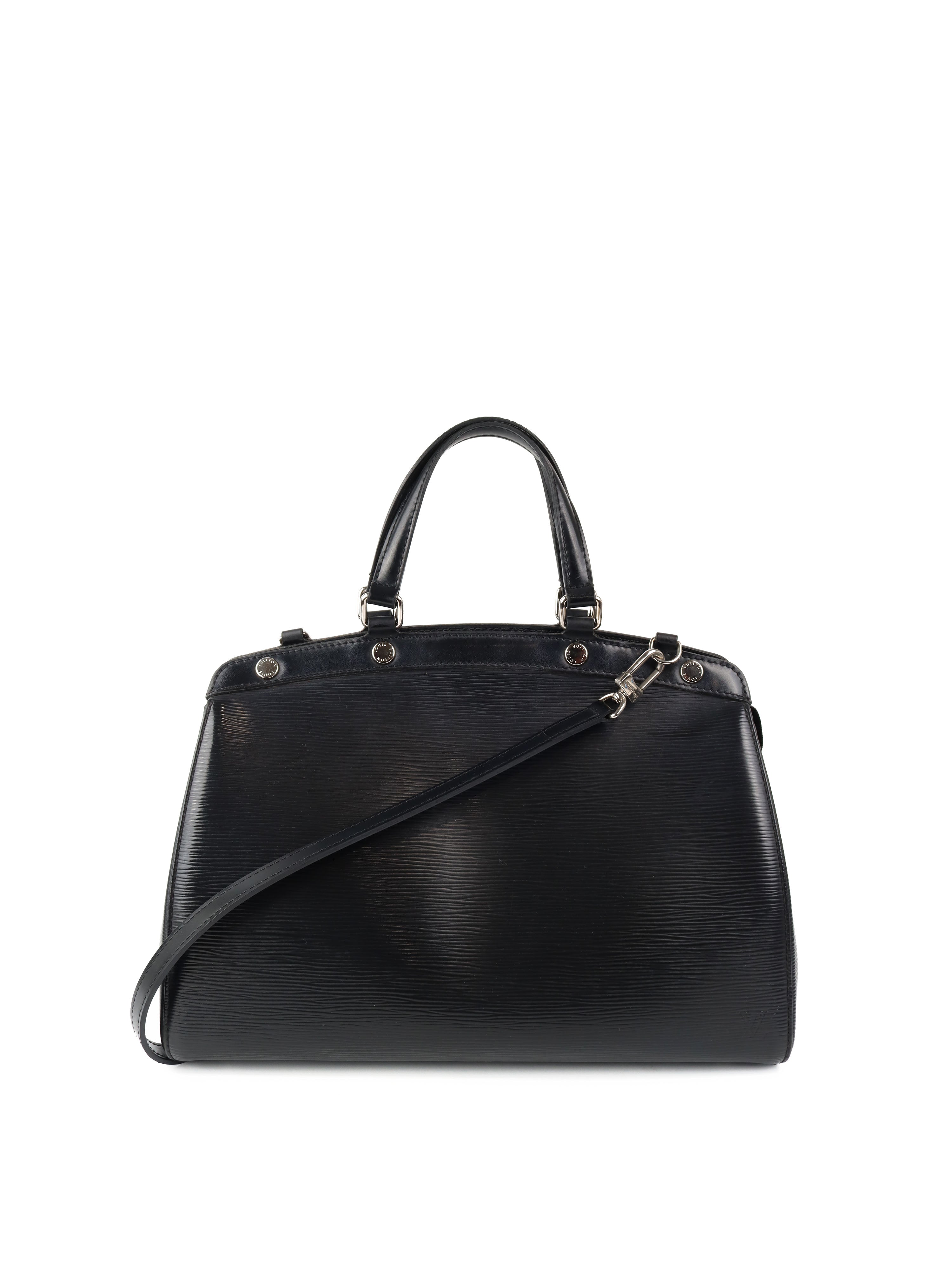 Authentic Louis Vuitton Black Epi Leather Brea MM Handbag - Luxury Tote for Women, Perfect for Work, Travel & Everyday Use