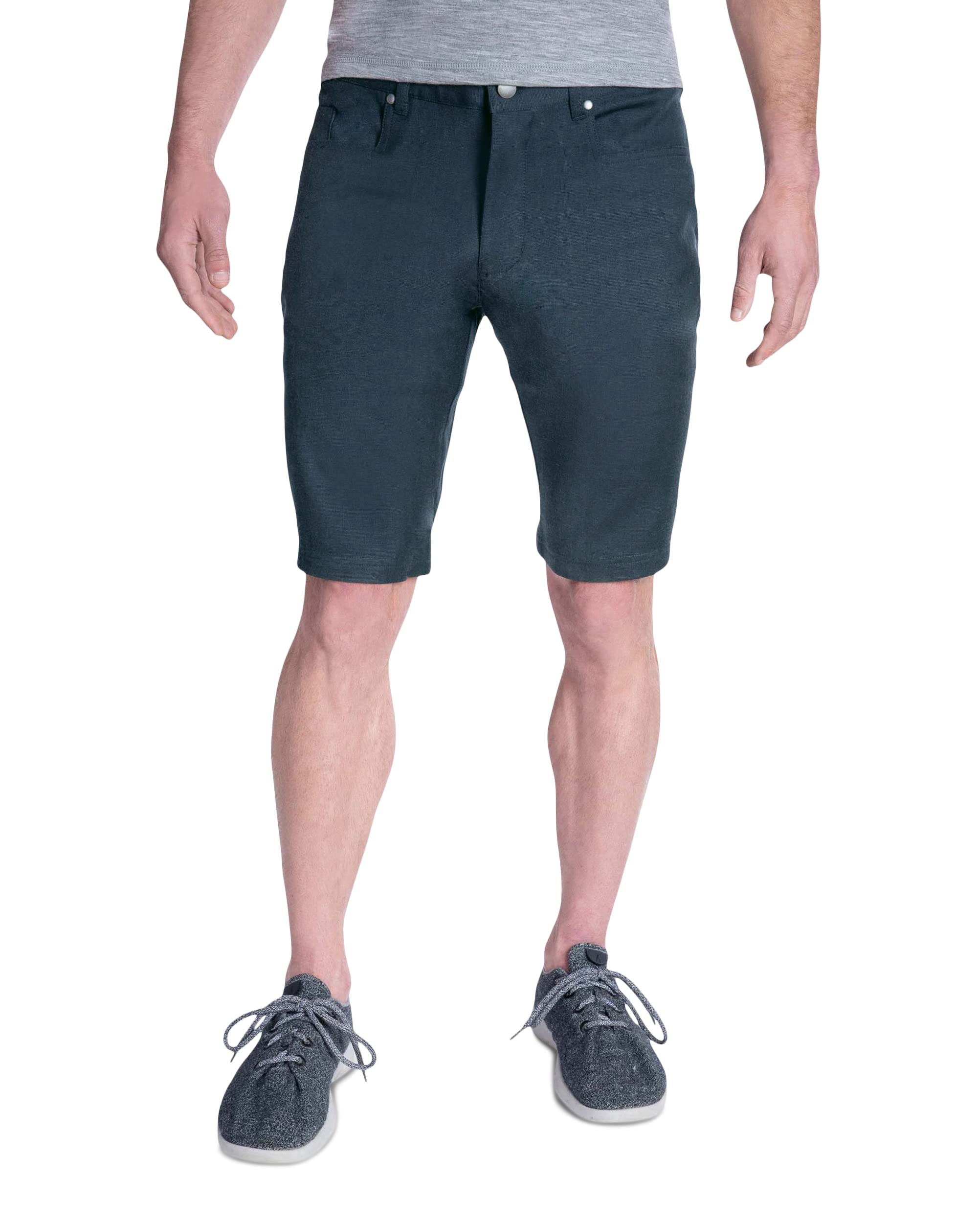 Men's Merino Wool Longhaul Shorts - Breathable & Odor-Resistant Hiking & Travel Shorts for Outdoor Adventures & Casual Wear