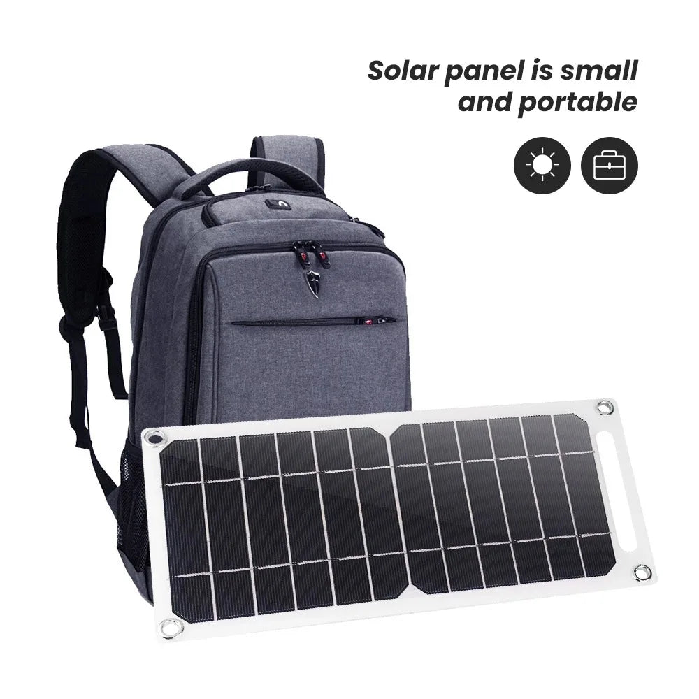 Portable Solar Panel Charger with USB Output - 100W Foldable Solar Power Bank for Outdoor Camping, Hiking, Emergency & RV Use | Waterproof & Lightweight Design for Backpacking & Off-Grid Adventures