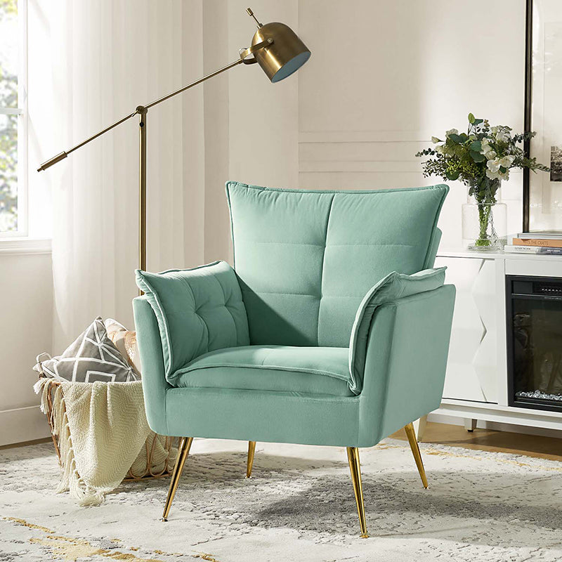 Jaxon Plush Armchair - Ultra Soft Comfortable Lounge Chair for Living Room, Bedroom, or Office - Perfect for Relaxing, Reading & Napping
