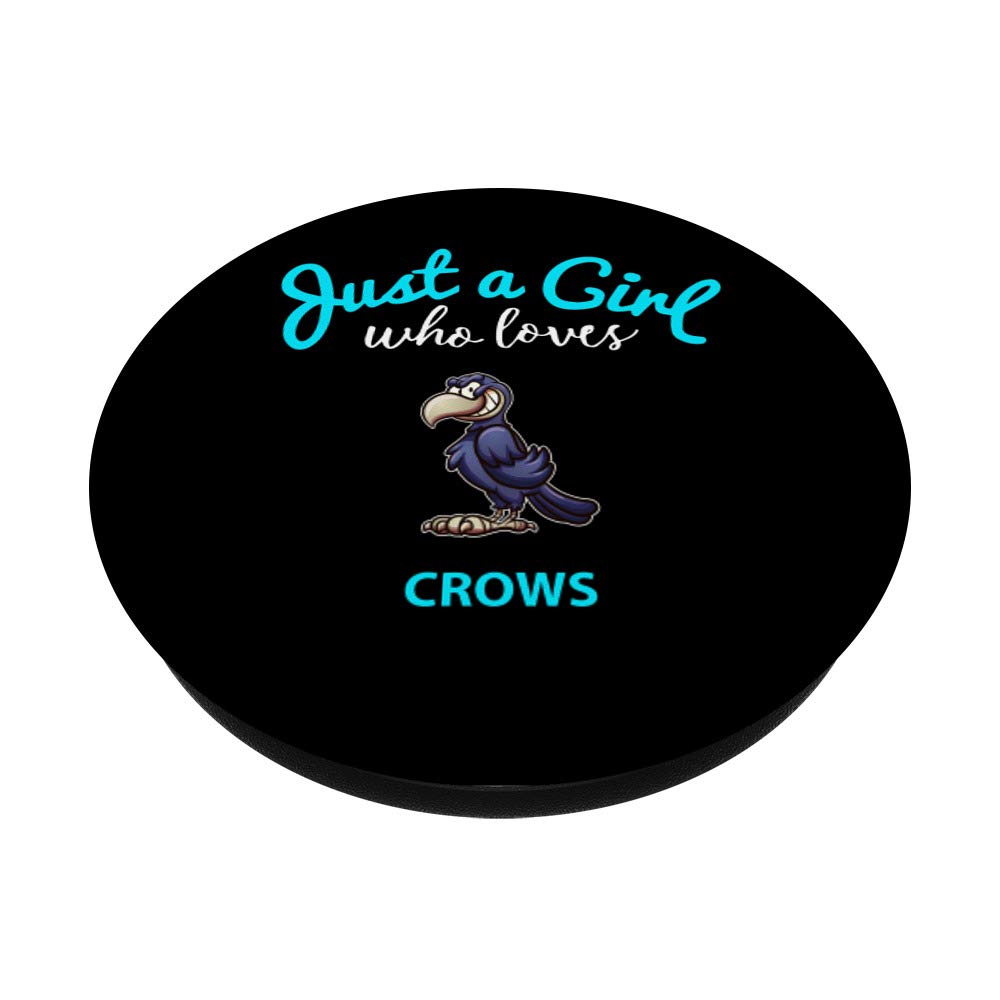 Crow Phone Grip for Girls & Kids | PopSockets Stand for Phones & Tablets | Perfect for Selfies & Gaming