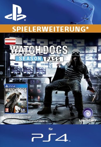 Watch Dogs Season Pass - PS4 Digital Download Code | Austria PSN Account | Bonus Content for Enhanced Gameplay | Perfect for Open-World Action Fans