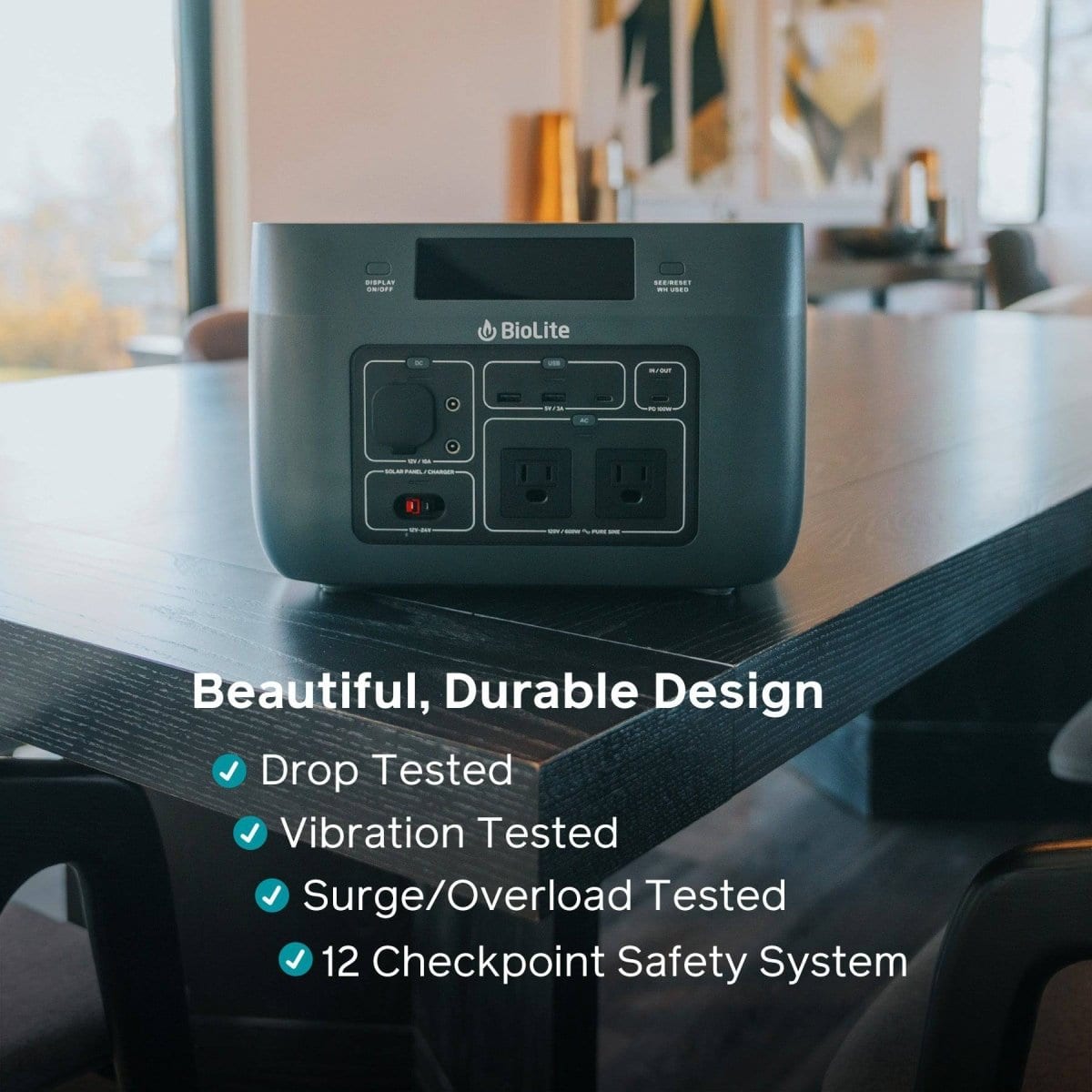 Portable Solar Generator Kit 600W with Solar Panel - Perfect for Camping, Emergency Power & Off-Grid Living