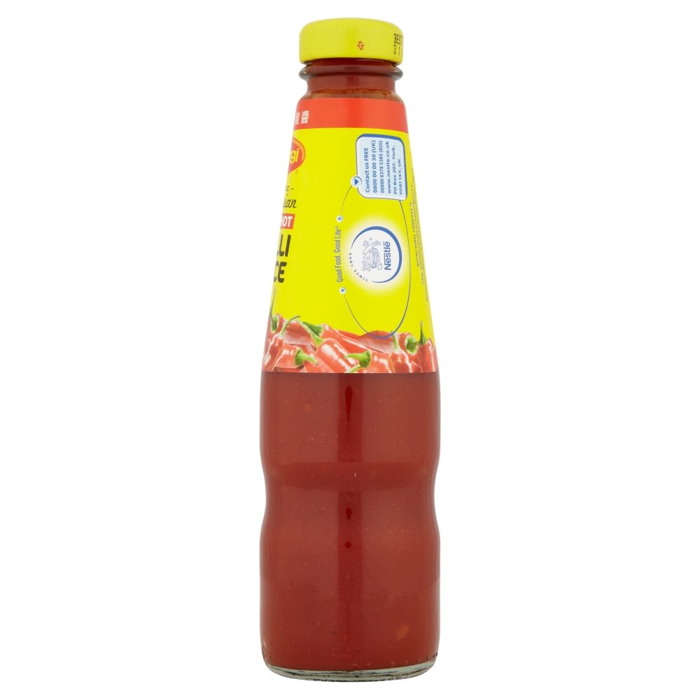 Maggi Chilli Sauce Extra Hot 320g (Pack of 6) - Spicy Chili Sauce for Cooking, Dipping & Asian Cuisine - Perfect for Noodles, Stir Fry & BBQ