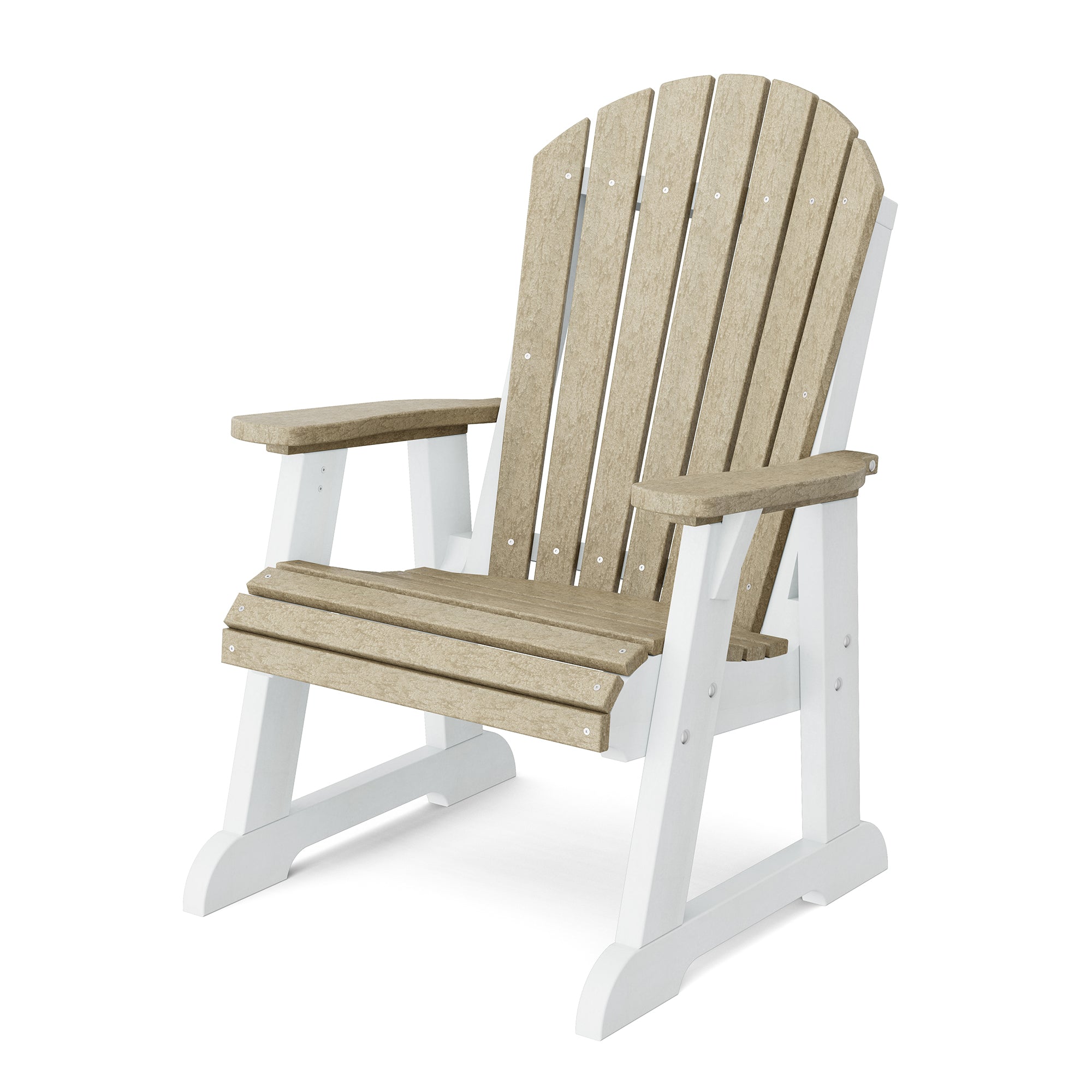 Heritage High Fan Back Chair - Classic Wooden Dining Chair with Upholstered Seat - Perfect for Farmhouse, Rustic & Traditional Dining Rooms