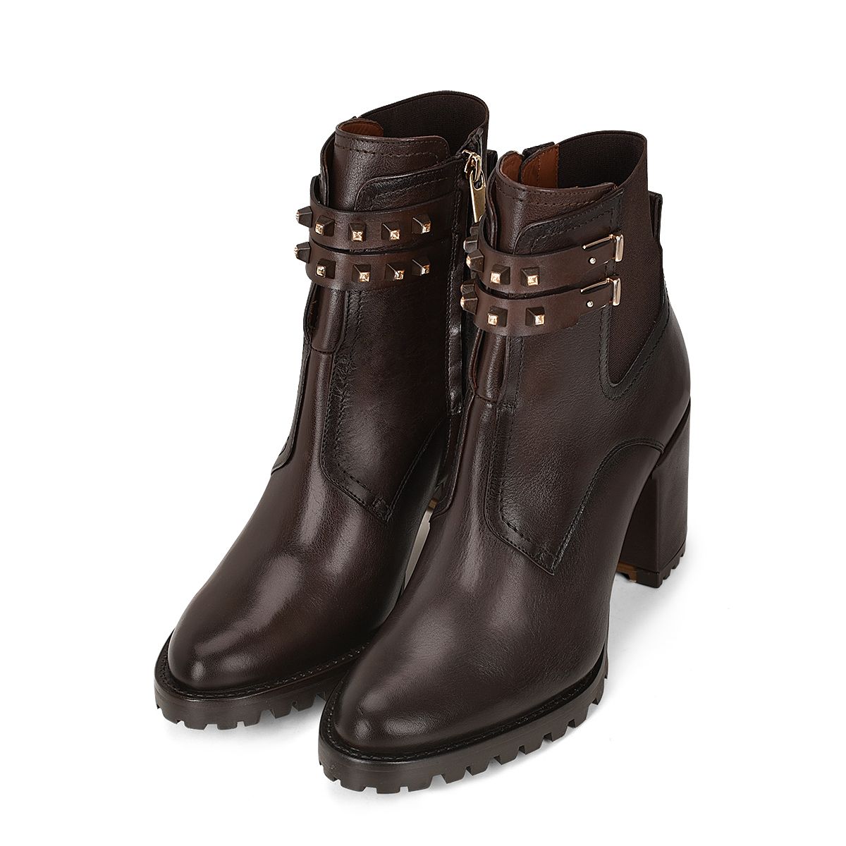 Women's Cuadra Chocolate Casual Fashion Cowhide Leather Ankle Boots - Comfortable & Stylish for Everyday Wear, Office, and Date Nights