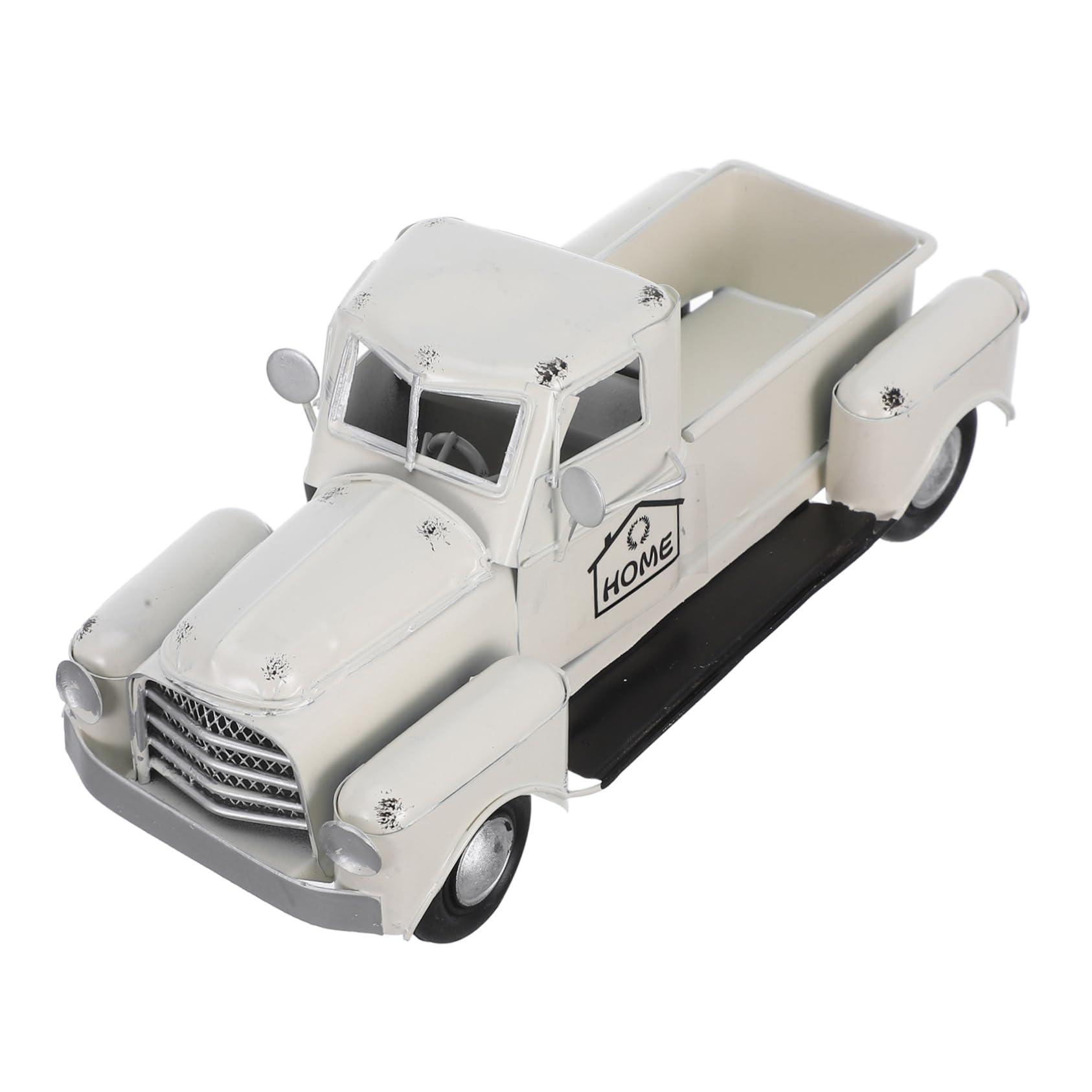 Vintage Iron Truck Model - Classic Retro Yellow Collectible Car for Home Decor, Office Display, Gift & Unique Collectibles (1pc)