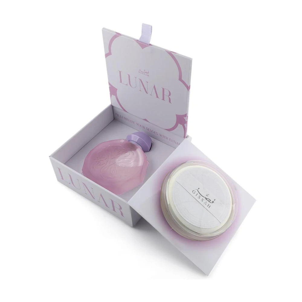 Lunar Perfume & Scented Body Powder - Long Lasting Fragrance for Women, Floral & Fresh Scent - Perfect for Daily Wear, Special Occasions & Gift Giving
