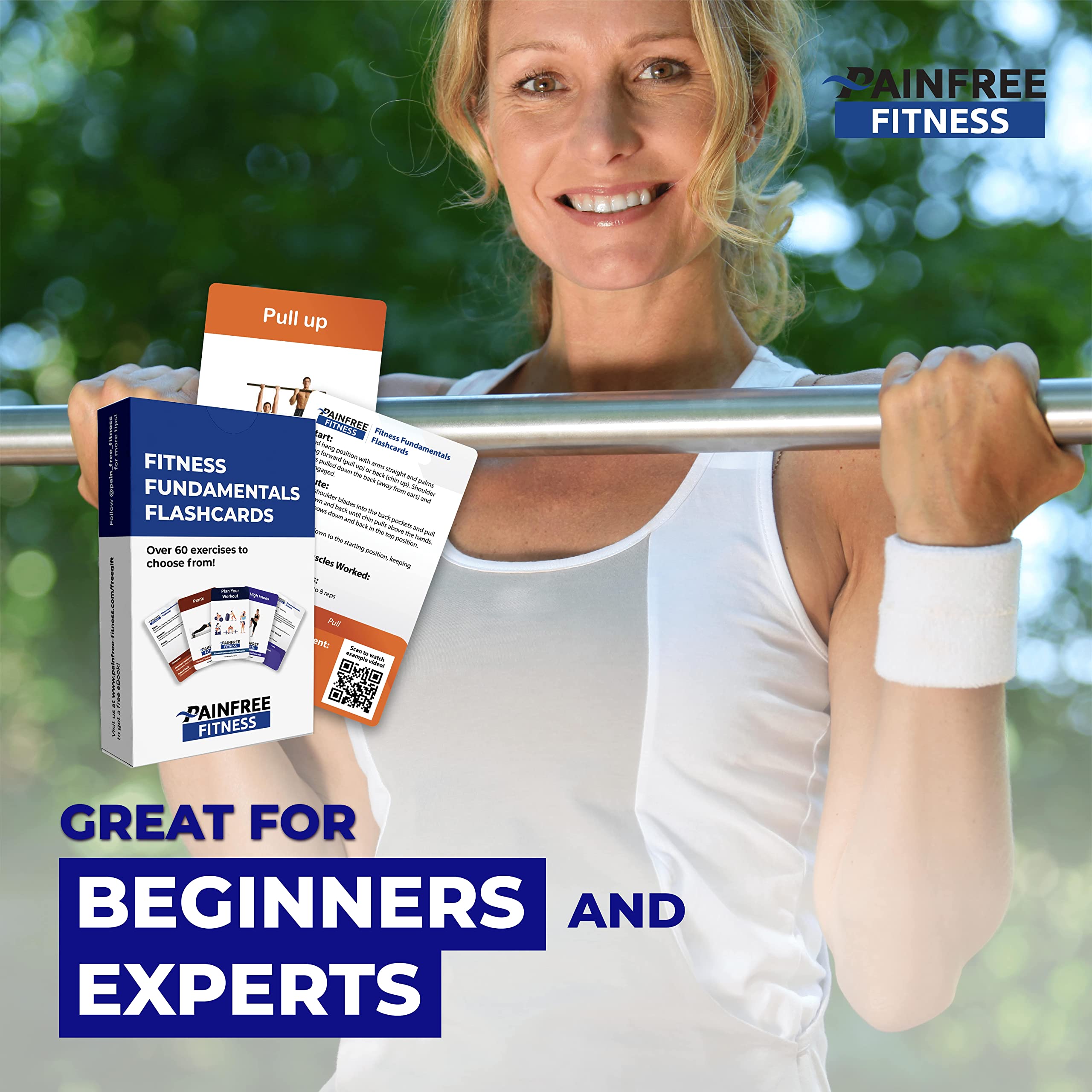 Exercise Flash Cards - Home Workout Cards for Women & Men | Portable Fitness Training Deck | Perfect for Gym, Travel & Quick Workouts
