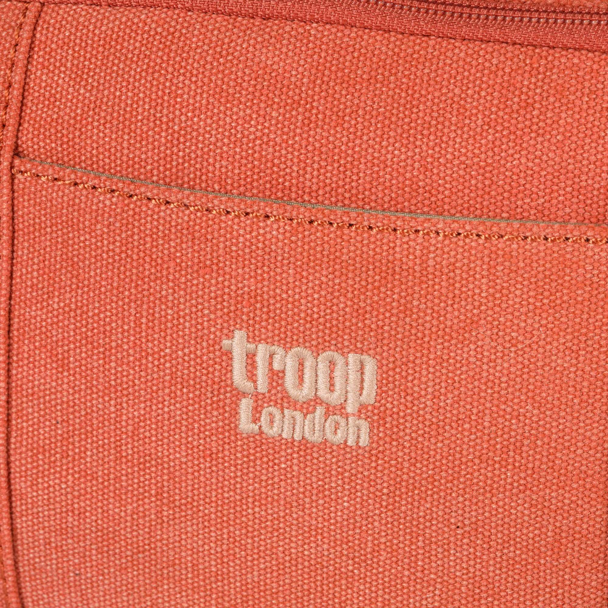 Troop London Classic Canvas Crossbody Bag for Women & Men - Stylish & Durable Shoulder Bag for Travel, Work & Everyday Use