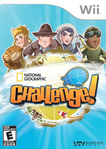 National Geographic Challenge Game for Nintendo Wii - Fun & Educational Trivia Adventure for Family Game Night