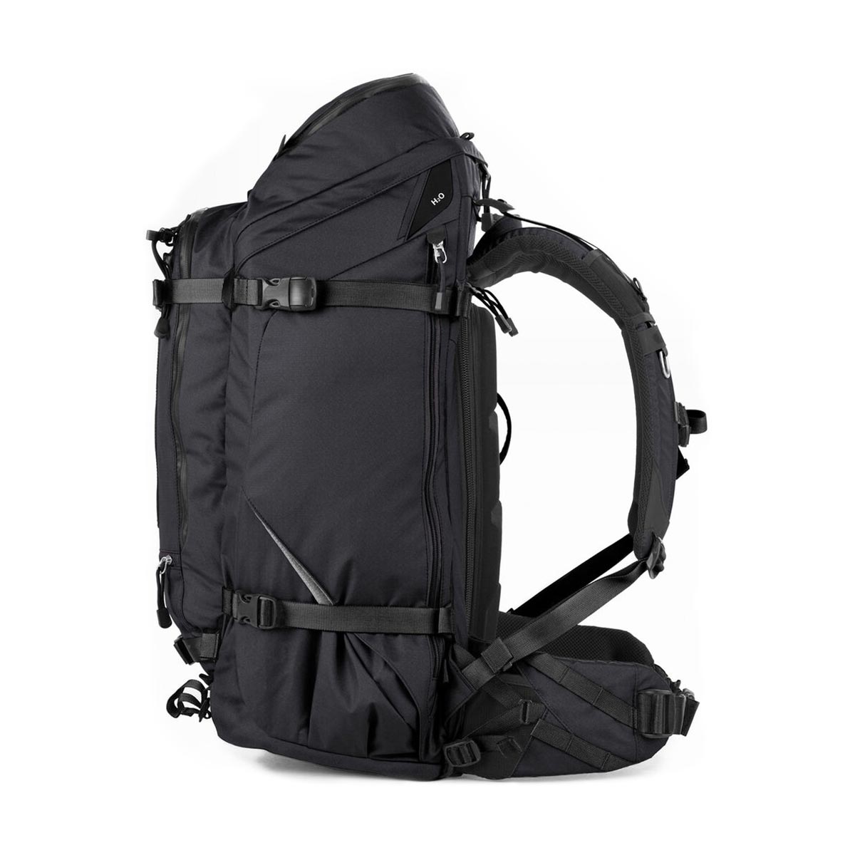F-Stop Mountain Series Shinn 80L Backpack Essentials Bundle (Matte Anthracite Black) - Durable Hiking Backpack for Outdoor Adventures, Camping & Travel Gear