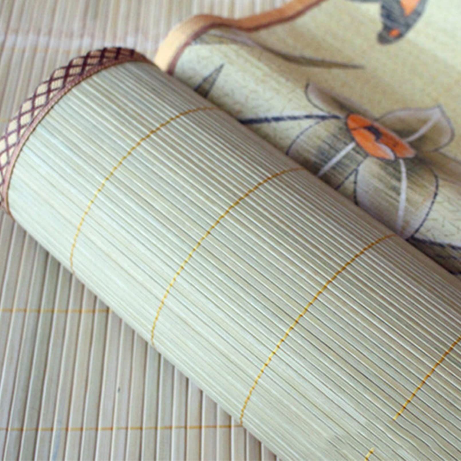 Cooling Bamboo Sleeping Pad - Foldable Summer Mattress for Home, School & Dorm - Breathable Air-Conditioned Mat (71x79in) - Perfect for Hot Weather, Camping & Guest Beds
