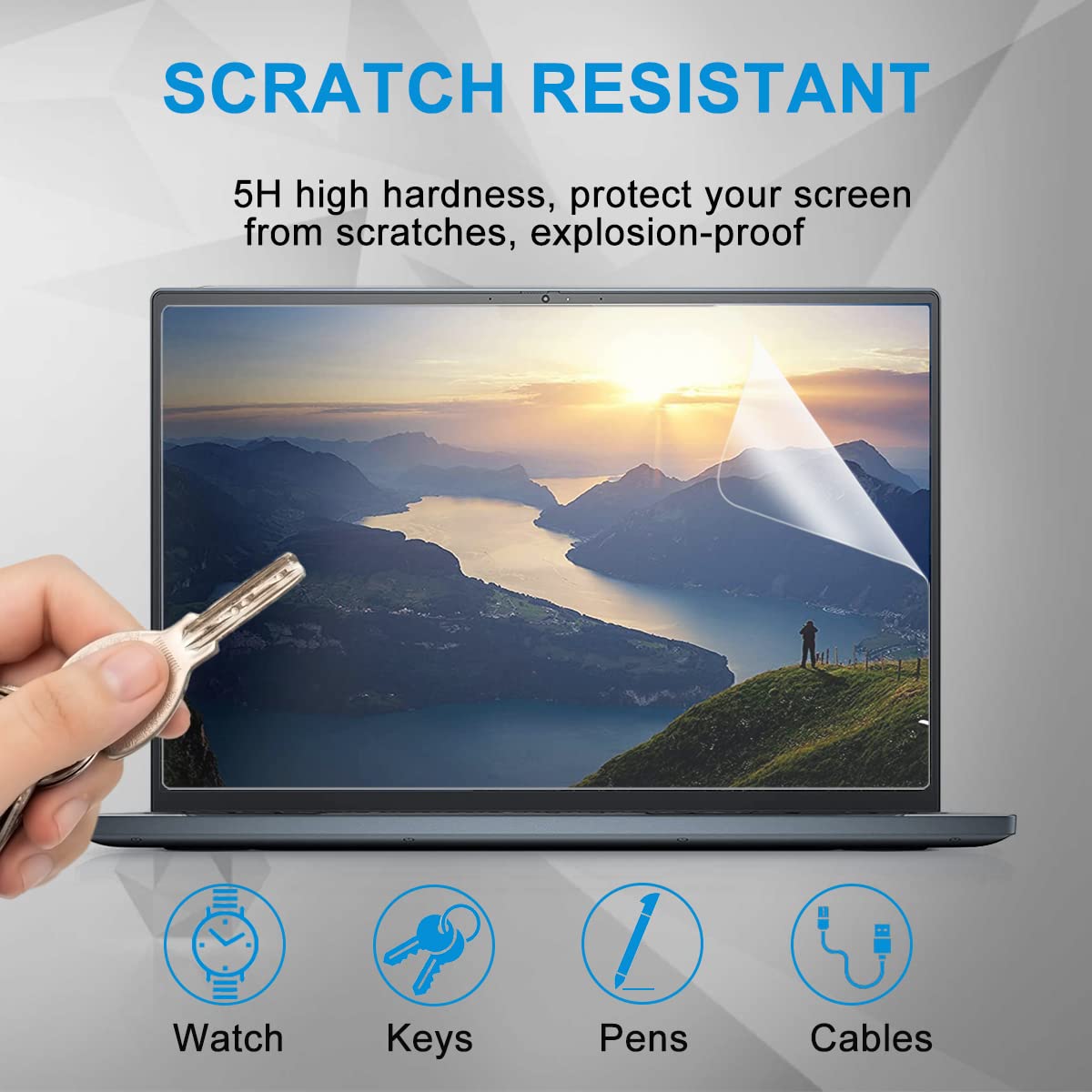 (2 Pack) Anti Glare Matte Screen Protector for HP 17.3