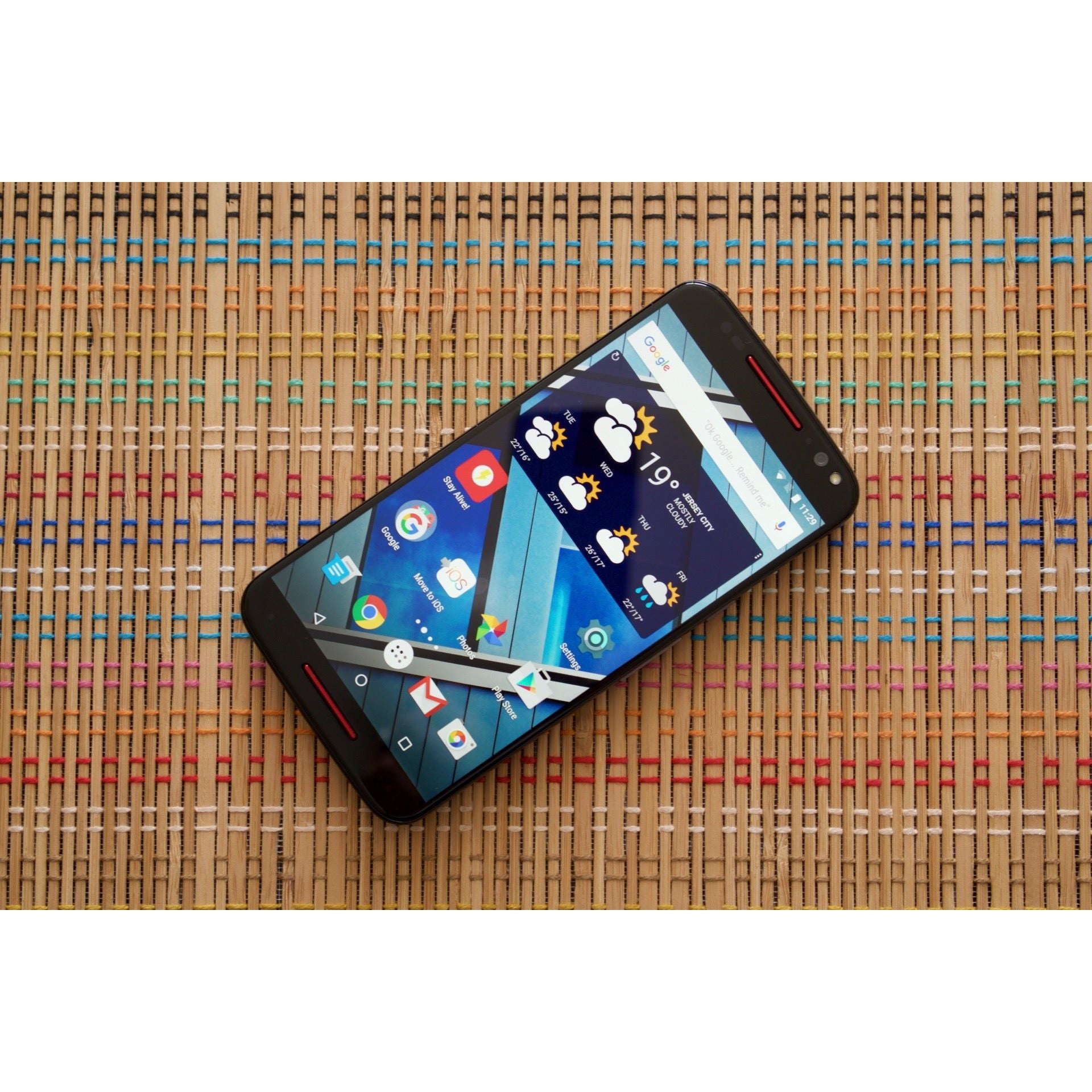 Motorola Moto X Pure 16GB Unlocked Smartphone - Black Soft Grip Case - Perfect for Business, Travel & Everyday Use