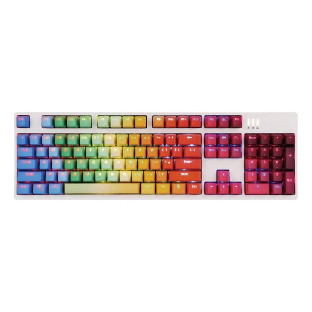 ABKO K7900 Mechanical Gaming Keyboard with Kailh Optica Switches, IP68 Waterproof, Rainbow Backlit, PBT Keycaps (English/Korean) - Perfect for Esports, Office Work & Gaming Setup