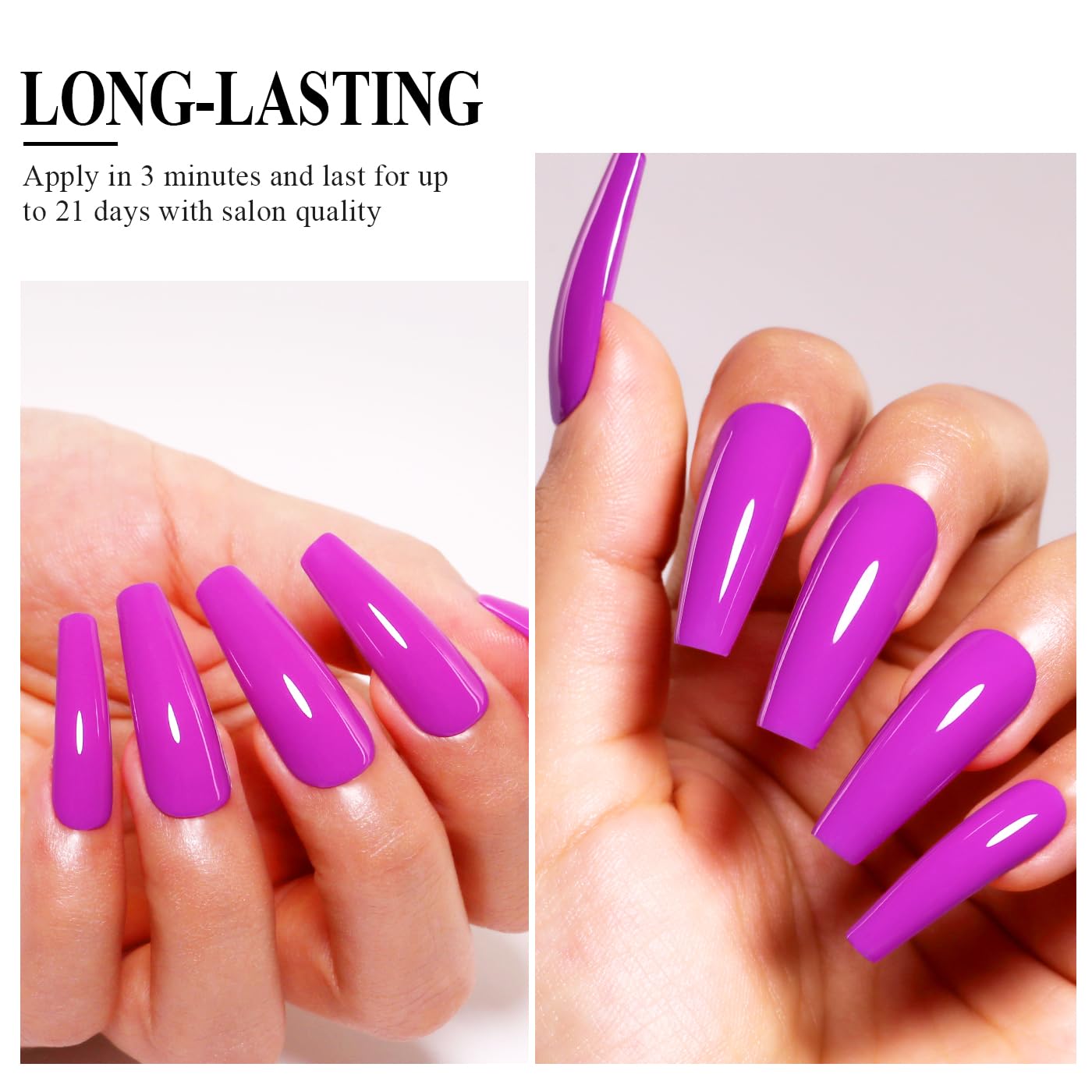 Imtiti 15ML Purple Gel Nail Polish Set - Soak Off LED/UV Nail Gel for DIY Manicure, Salon & Home Use | Perfect for Autumn Winter Nail Art & Starter Kit