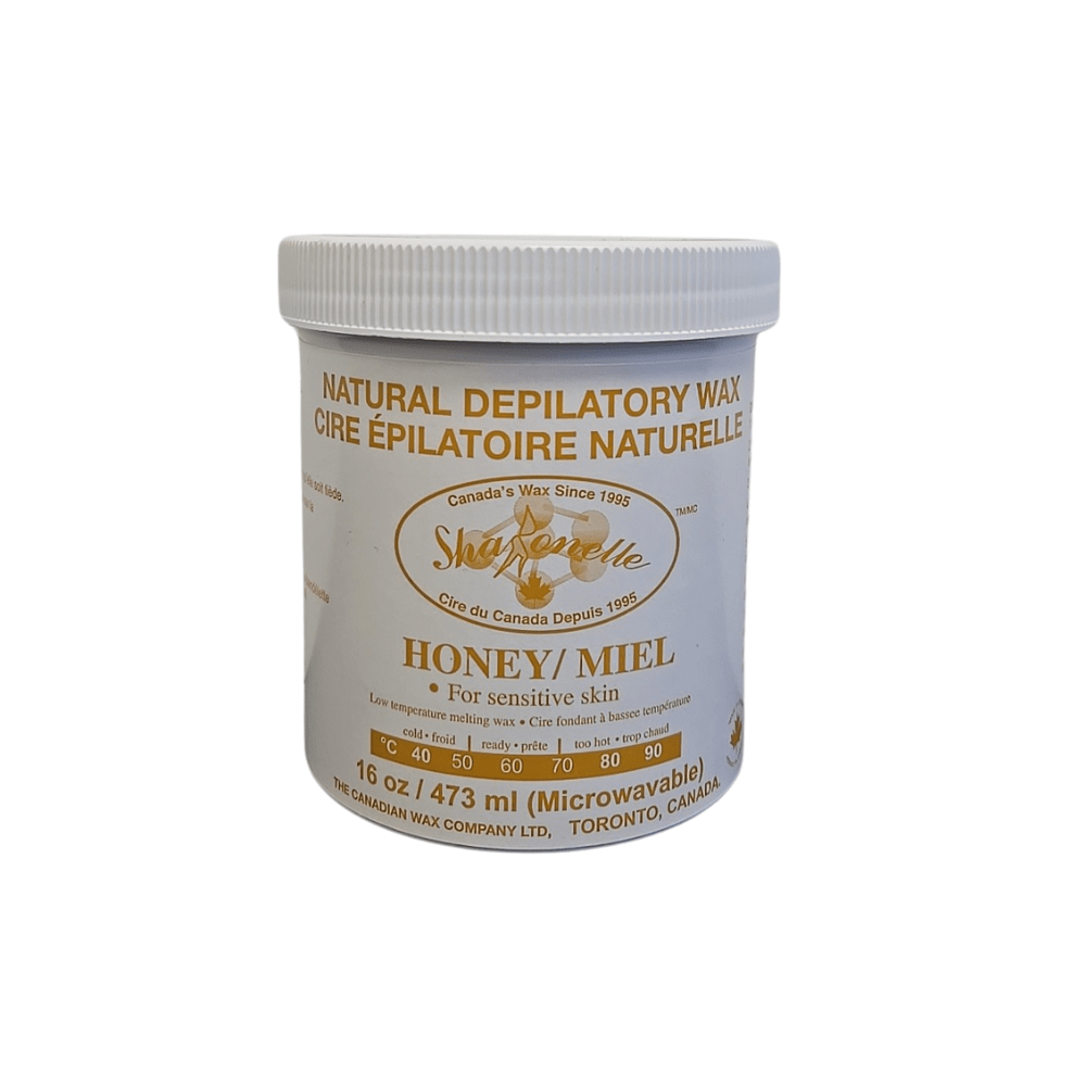 Sharonelle All-Purpose Natural Canned Wax 473ml (16oz) - Pure Honey Scented Wax for DIY Candles, Wood Polish & Hair Removal - Home, Spa & Crafting Essential