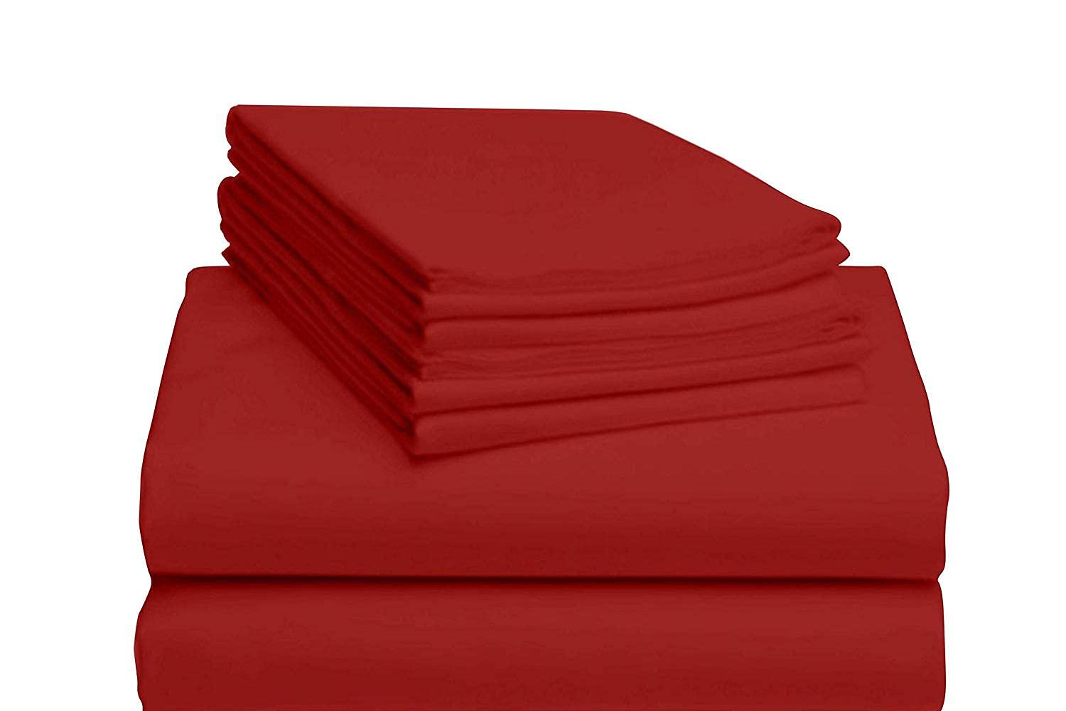 Premium 100% Long-Staple Cotton 5-Piece Split King Sheet Set - 800 Thread Count Sateen Weave, Ultra Soft & Breathable with 18