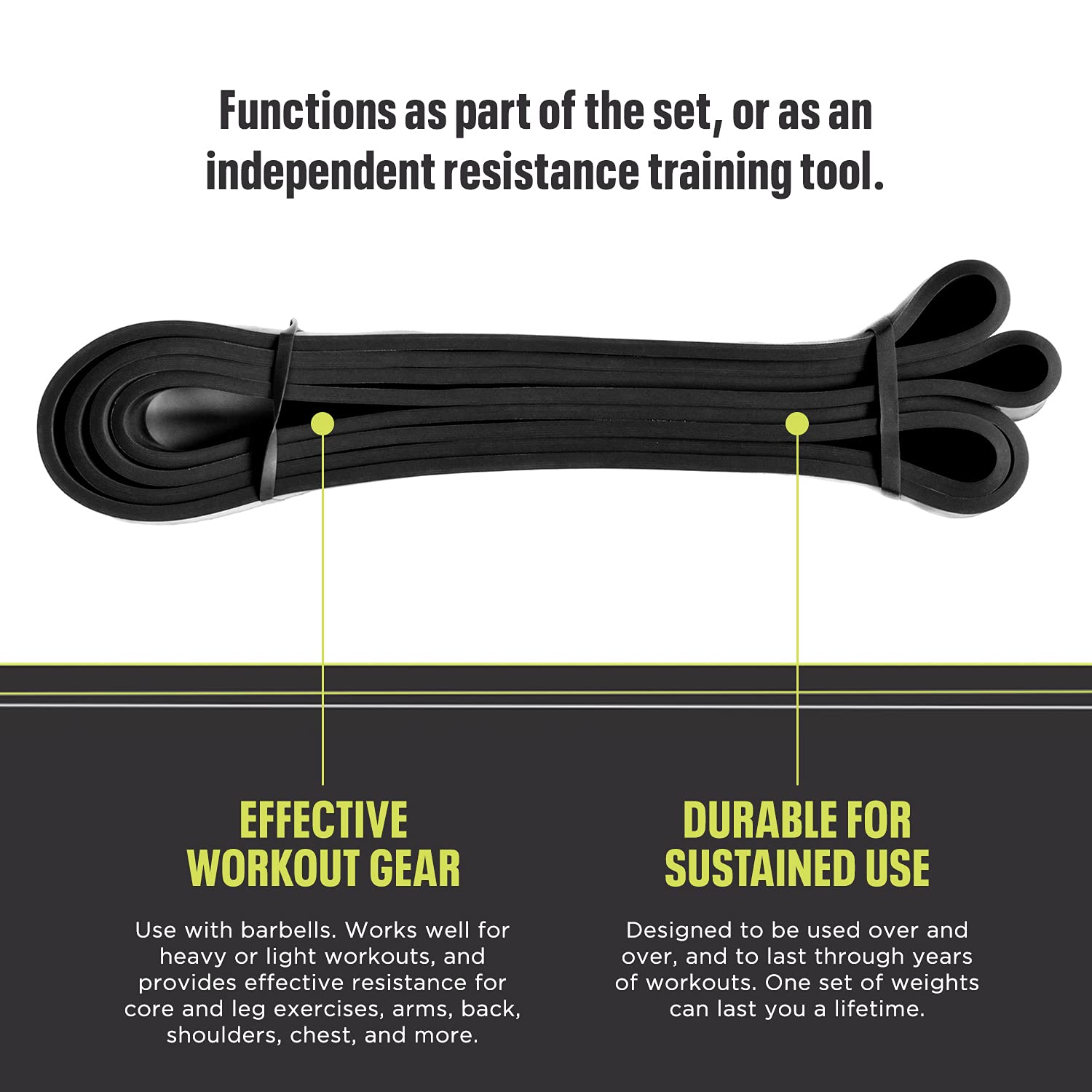 AXLE Home Gym Resistance Band - 1/2