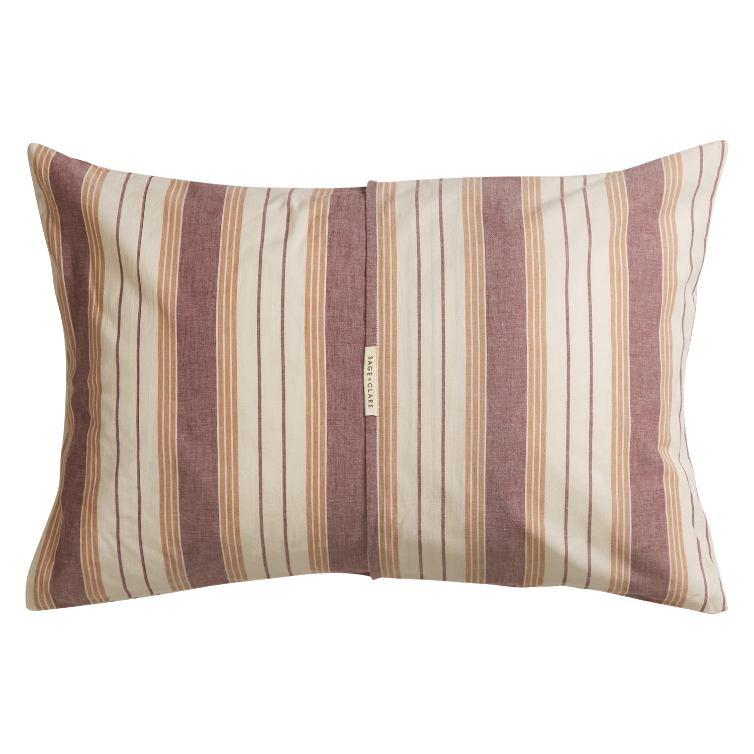 Brigitte Cotton Pillowcase Set - Soft & Breathable 2-Pack, Mahogany Color - Perfect for Bedroom, Hotel, or Travel Use