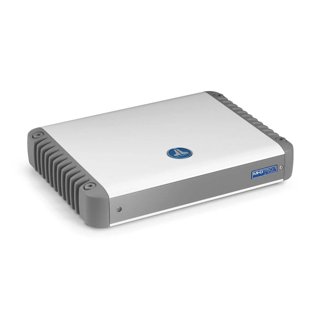 JL Audio MHD750/1 M Series Monoblock Class D Marine Amplifier - 750W RMS Power for Boats, Yachts & Watercraft Audio Systems