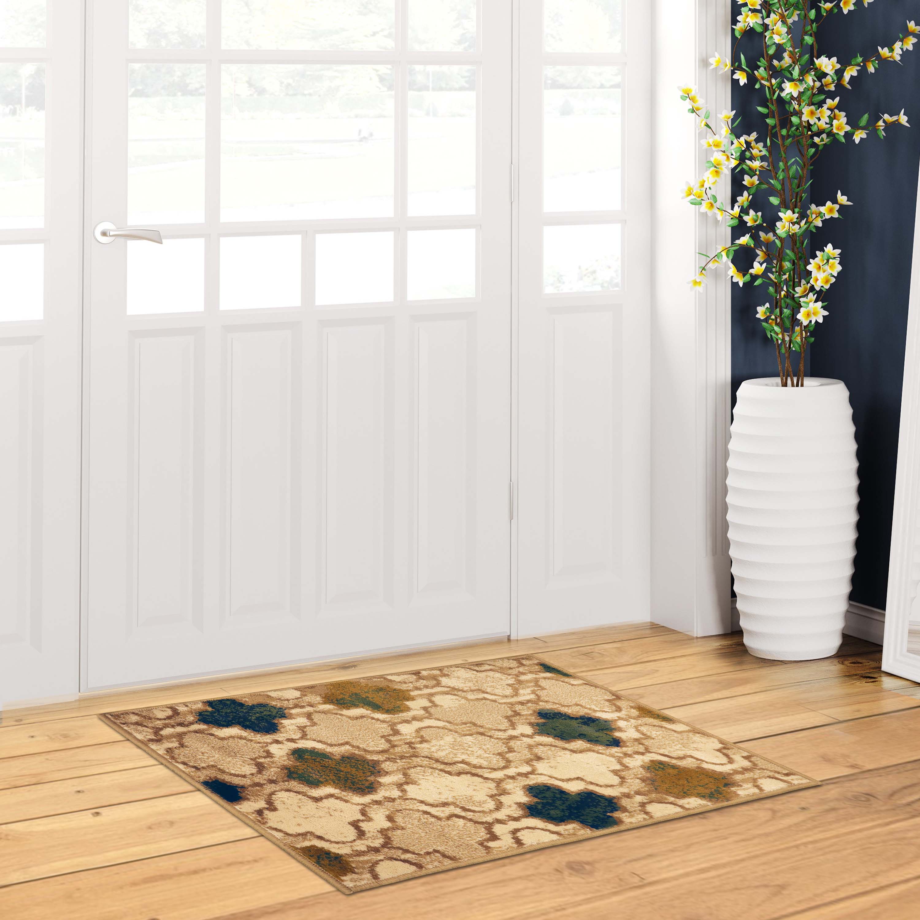 Viking Geometric Trellis Indoor Area Rug & Runner - Non-Slip Boho Chic Carpet for Living Room, Bedroom, Hallway - Perfect for Nordic Home Decor & Cozy Spaces