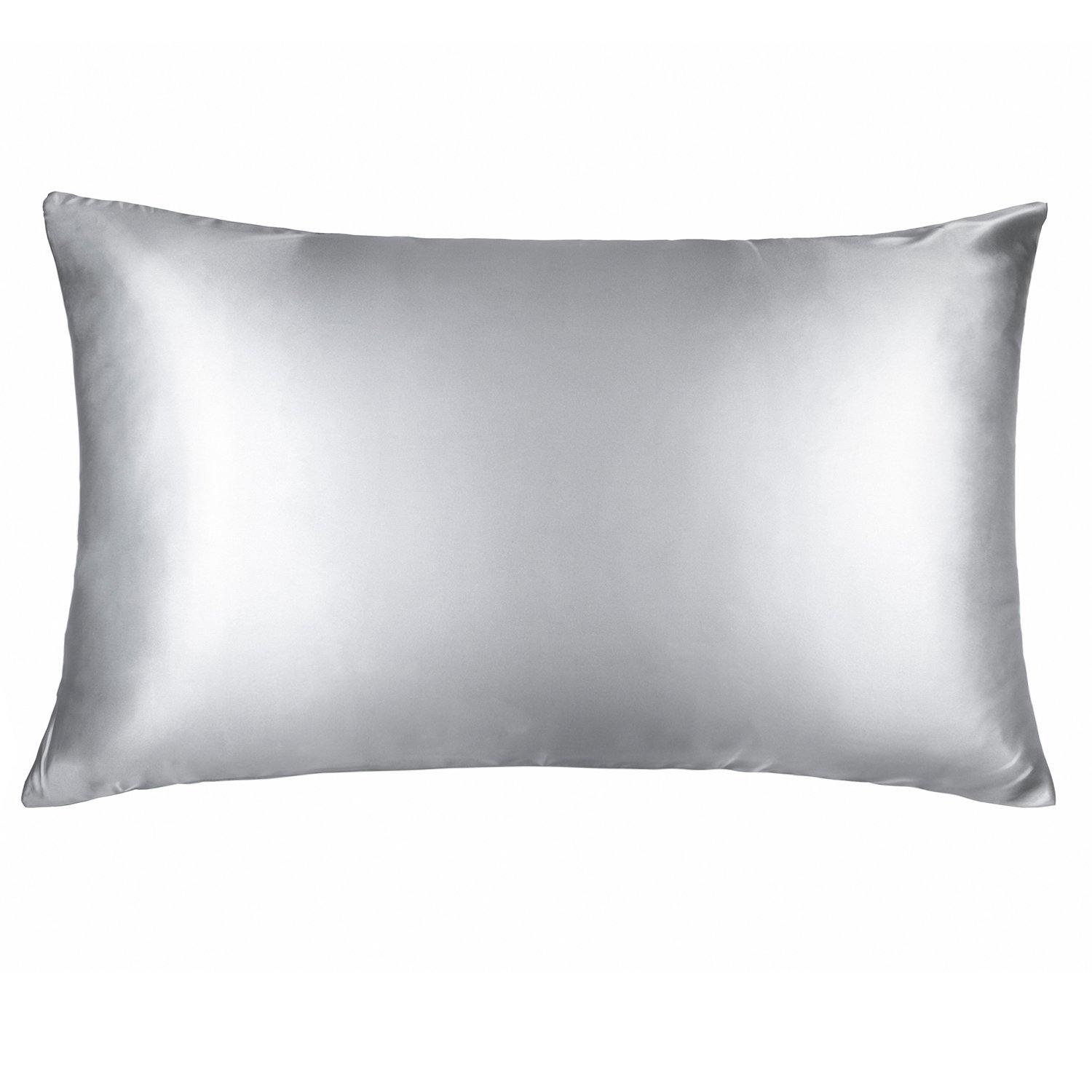 Premium Mulberry Silk Pillowcase with Zippered Closure - 100% Pure 19 Momme Silk for Hair & Skin Care - Luxury Bedding for Side Sleepers, Anti-Wrinkle & Hypoallergenic