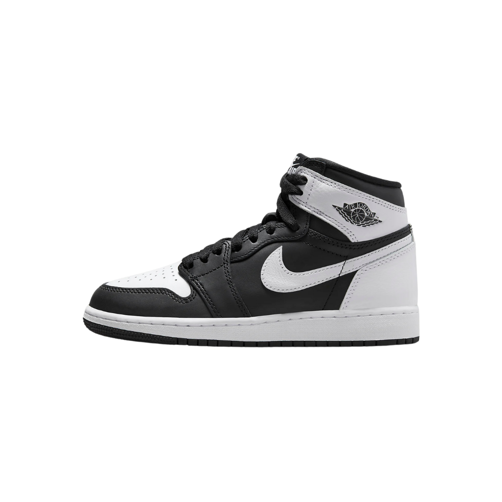 Air Jordan 1 Retro High OG Black White Basketball Shoes for Girls - Classic Sneakers for Streetwear, School & Casual Outfits