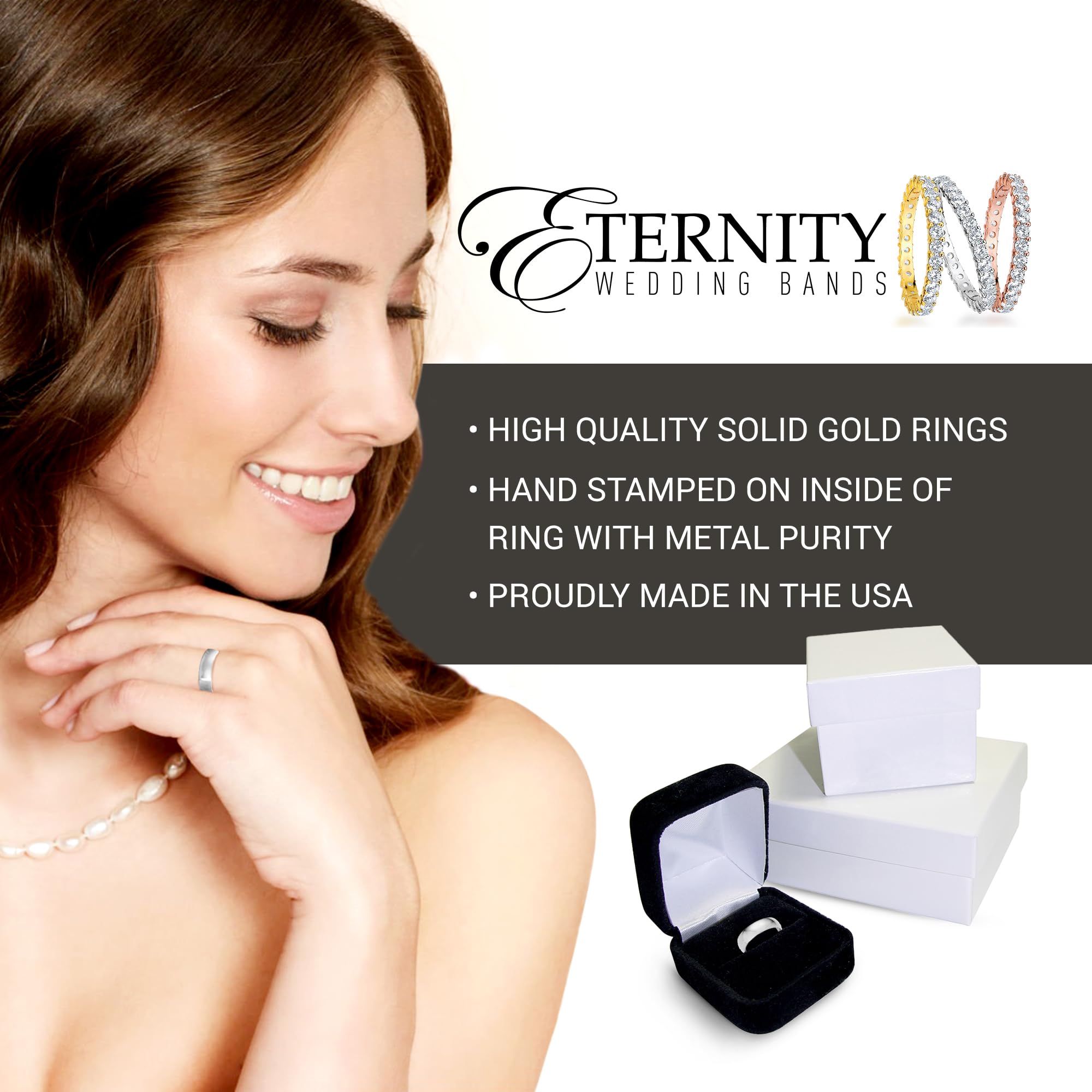 5mm Solid Gold Wedding Bands for Women & Men - 10K or 14K Comfort Fit Wedding Rings - Premium Durable Gold Rings for Couples - Perfect for Anniversaries, Engagements & Everyday Wear