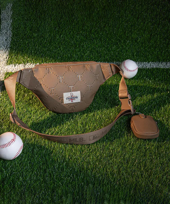 MLB Texas Rangers Waist Pack - Adjustable Belt Bag for Men & Women - Perfect for Baseball Games, Concerts & Travel