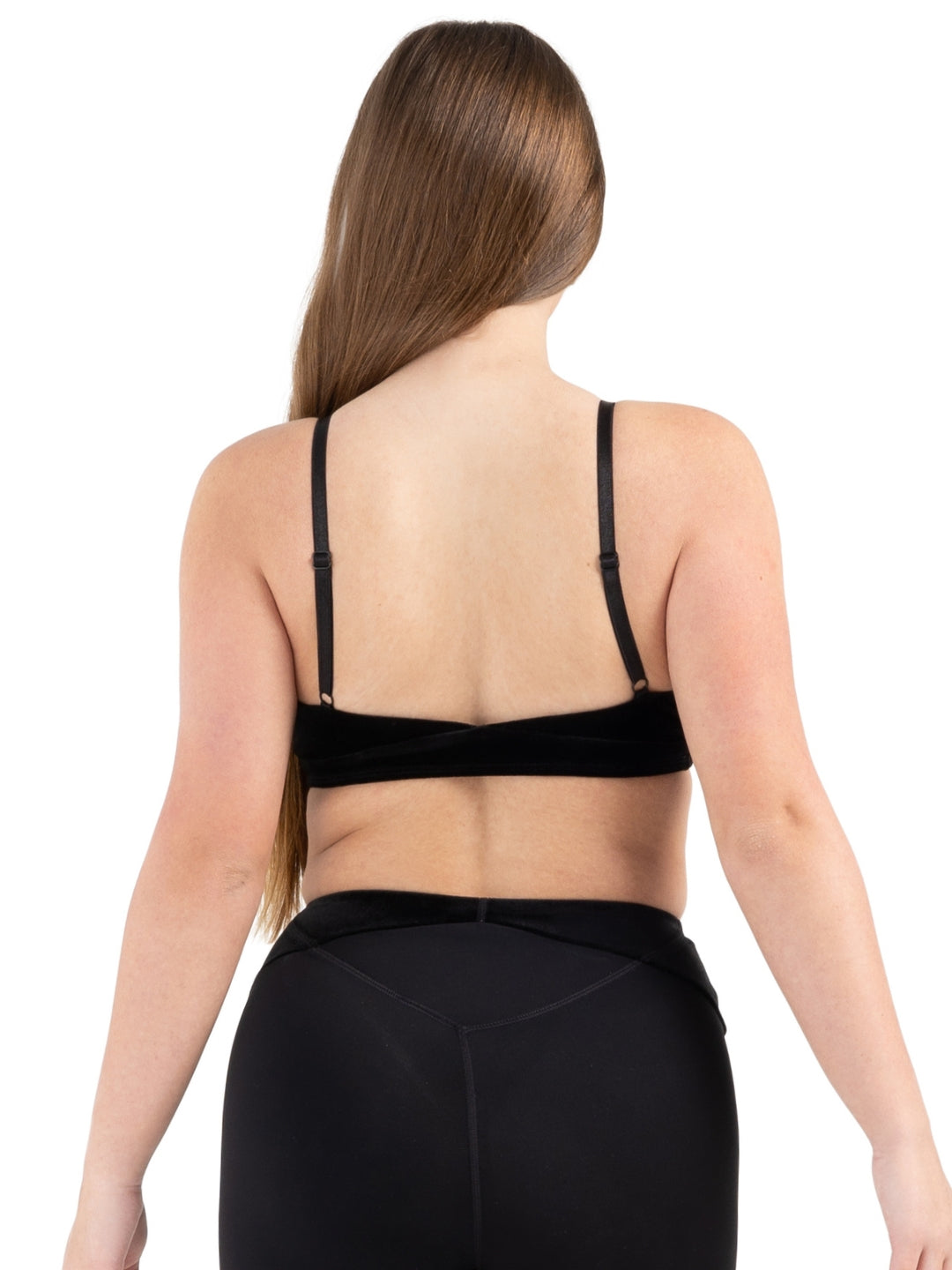 12235W Velvet Forest Viridian Bra Top - Women's Comfortable Stretchy Sports Bra for Yoga, Gym & Everyday Wear