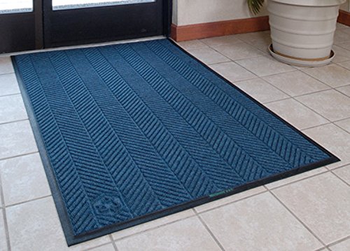 Waterhog Eco Elite Black Smoke 4' x 6' Non-Slip Floor Mat - Durable Indoor/Outdoor Entrance Rug for Home, Office & High Traffic Areas