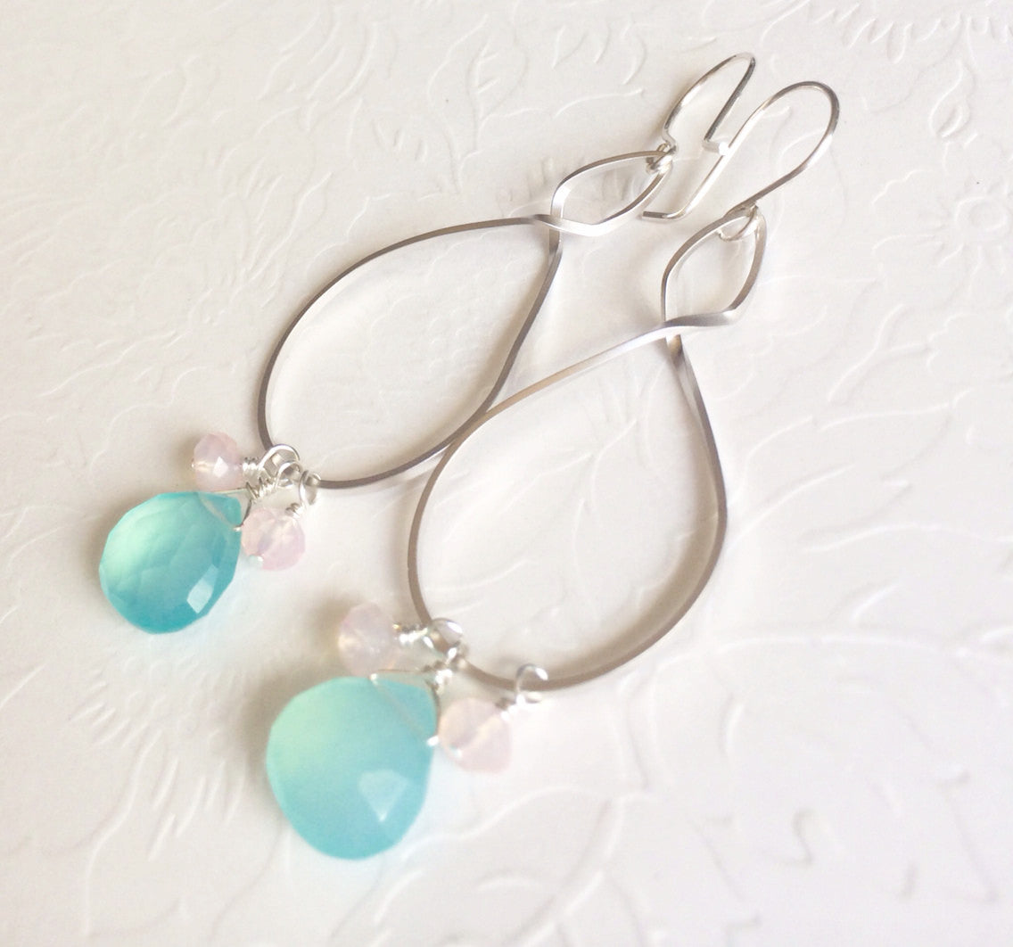 Mia Elegant Dangle Earrings (E173) - Perfect for Parties, Weddings & Everyday Wear