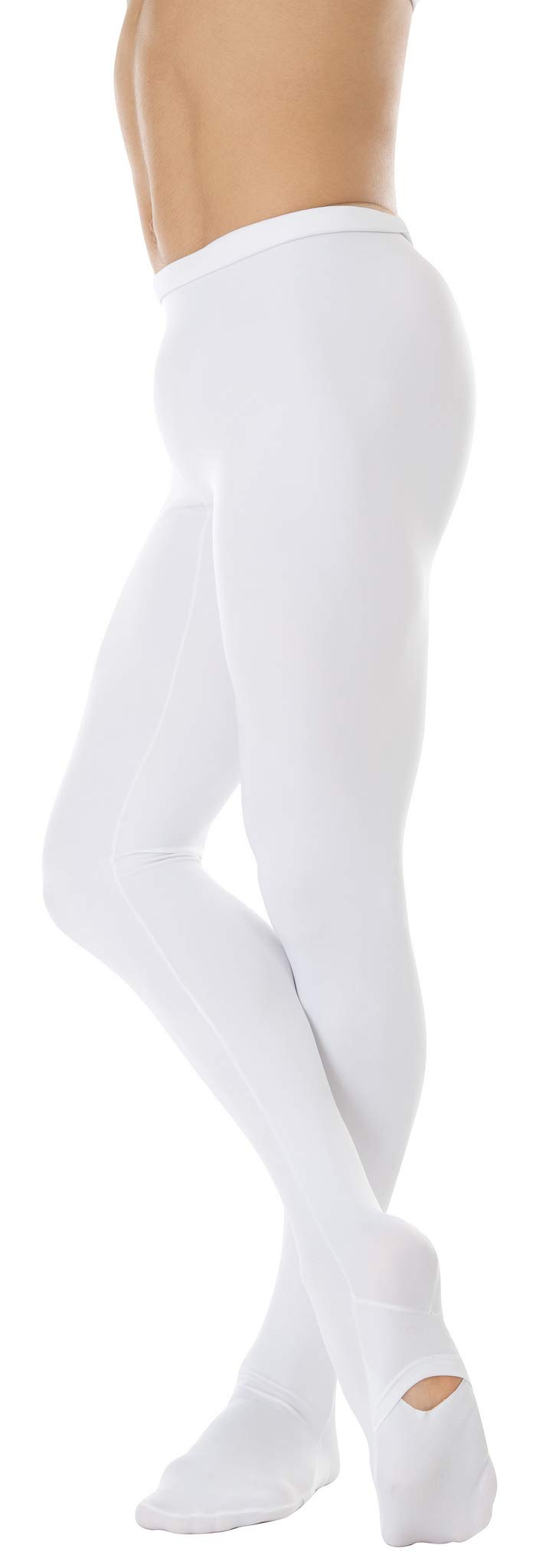 Body Wrappers Men's Seamless Convertible Dance Tights - M92 | Stretchable Ballet & Yoga Pants for Dance Practice, Performance & Workout