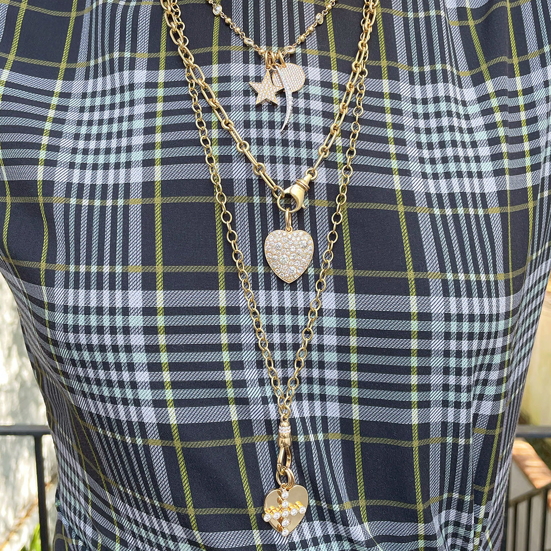 Single Stone Evren Chain Necklace - Elegant Minimalist Gold Pendant for Women | Perfect for Everyday Wear, Date Nights & Special Occasions