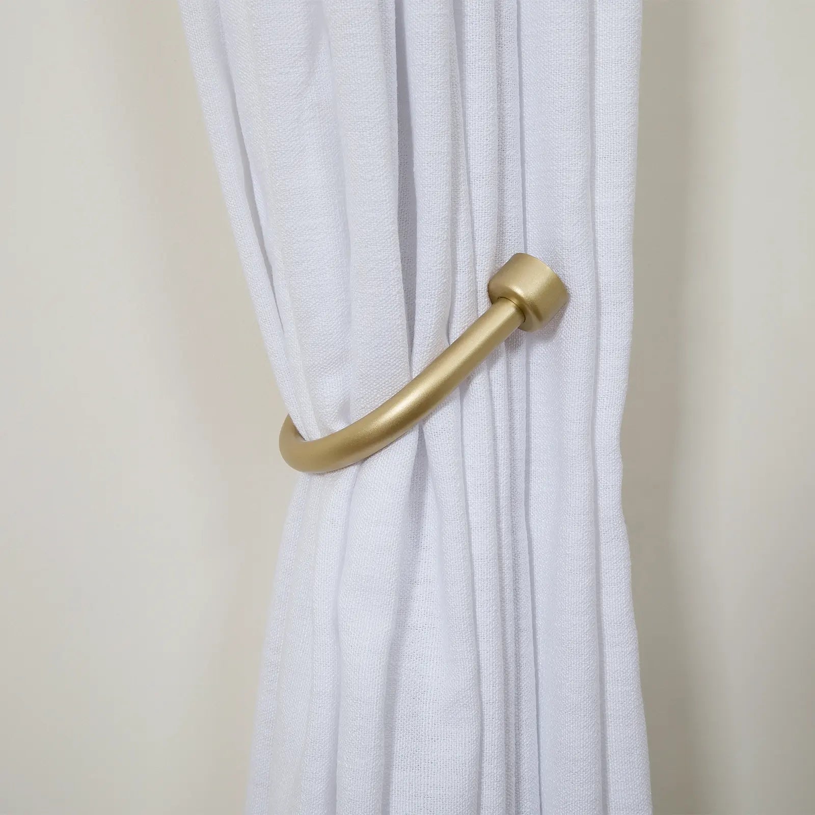 Jaylon Window Curtain Rods Set - Adjustable Tension Rods for Windows & Doors - Heavy Duty Curtain Hardware Collection (Perfect for Living Room, Bedroom, Kitchen & Dorm Decor)