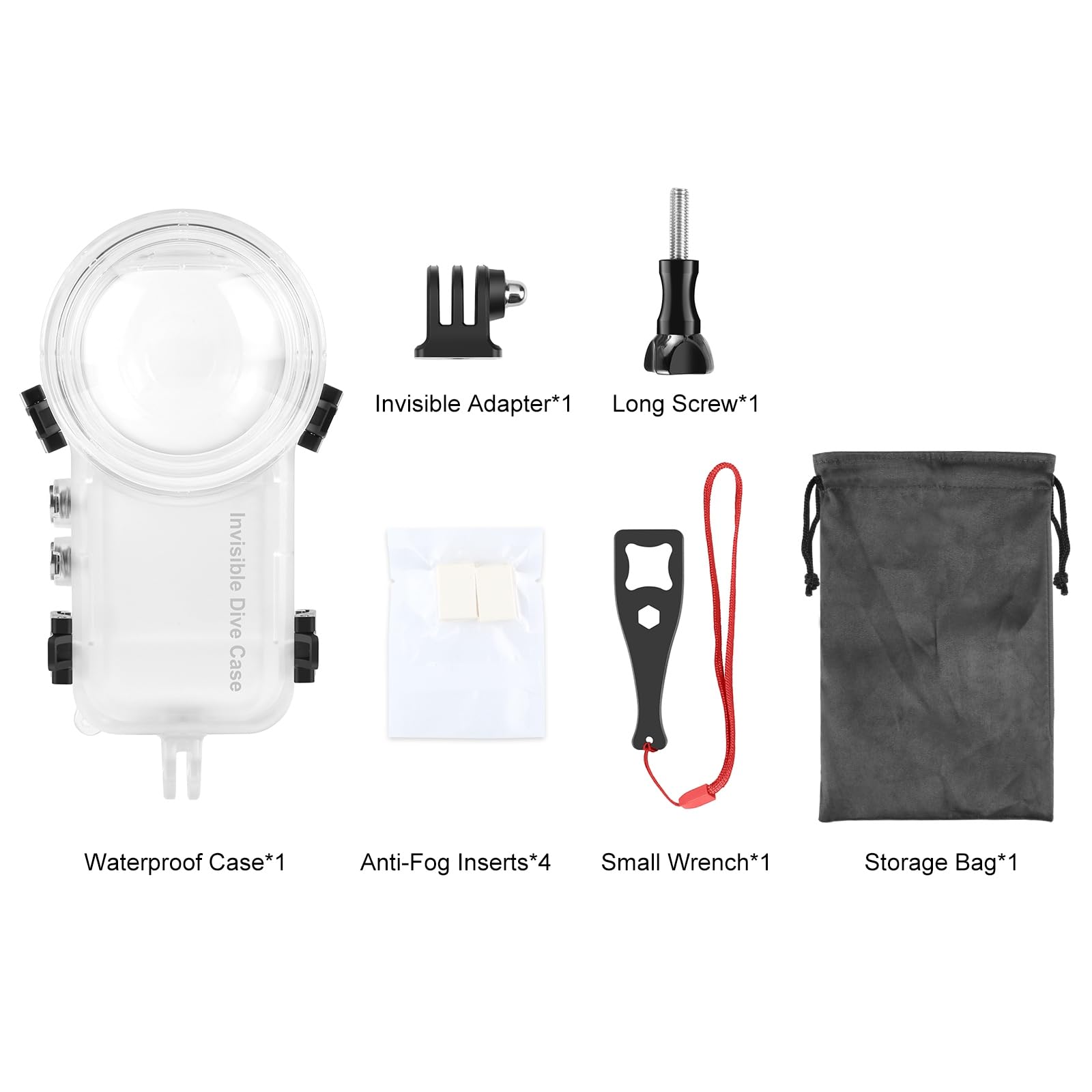 Insta360 X4 Dive Housing Case - 50M Waterproof Underwater Camera Housing for Insta360 X4 | Professional Scuba Diving, Snorkeling & Water Sports Photography Protection