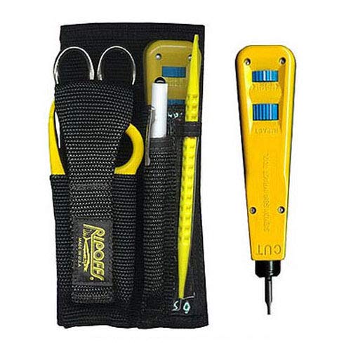 Ripoffs CO-70 Technician Tool Holder - Durable Nylon Belt Pouch for Electricians & Handymen | Perfect for Work Tools, Screwdrivers & Multimeters On-The-Go