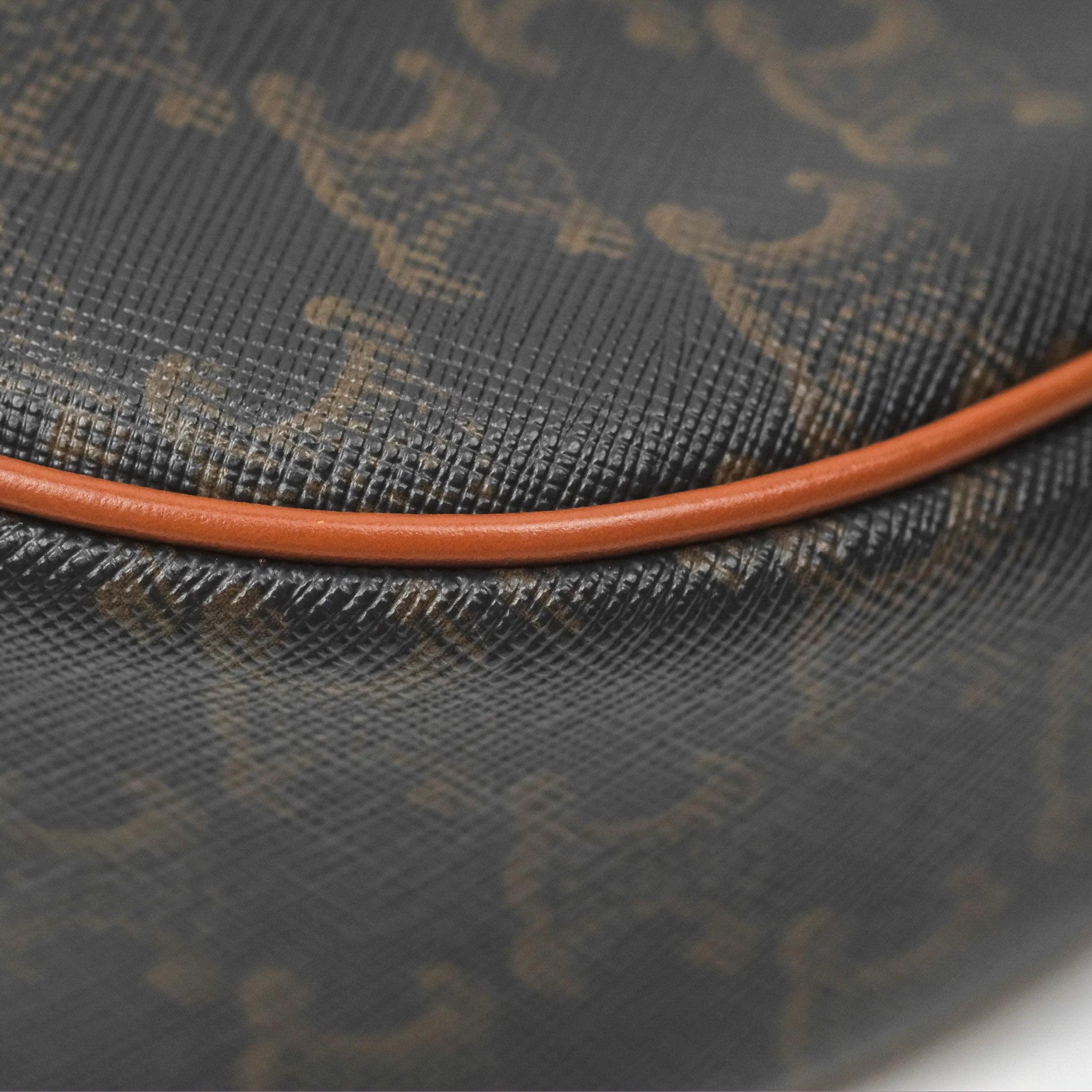 Celine Ava Bag in Triomphe Canvas & Calfskin Leather - Tan Crossbody Shoulder Bag for Women | Perfect for Work, Travel & Everyday Use