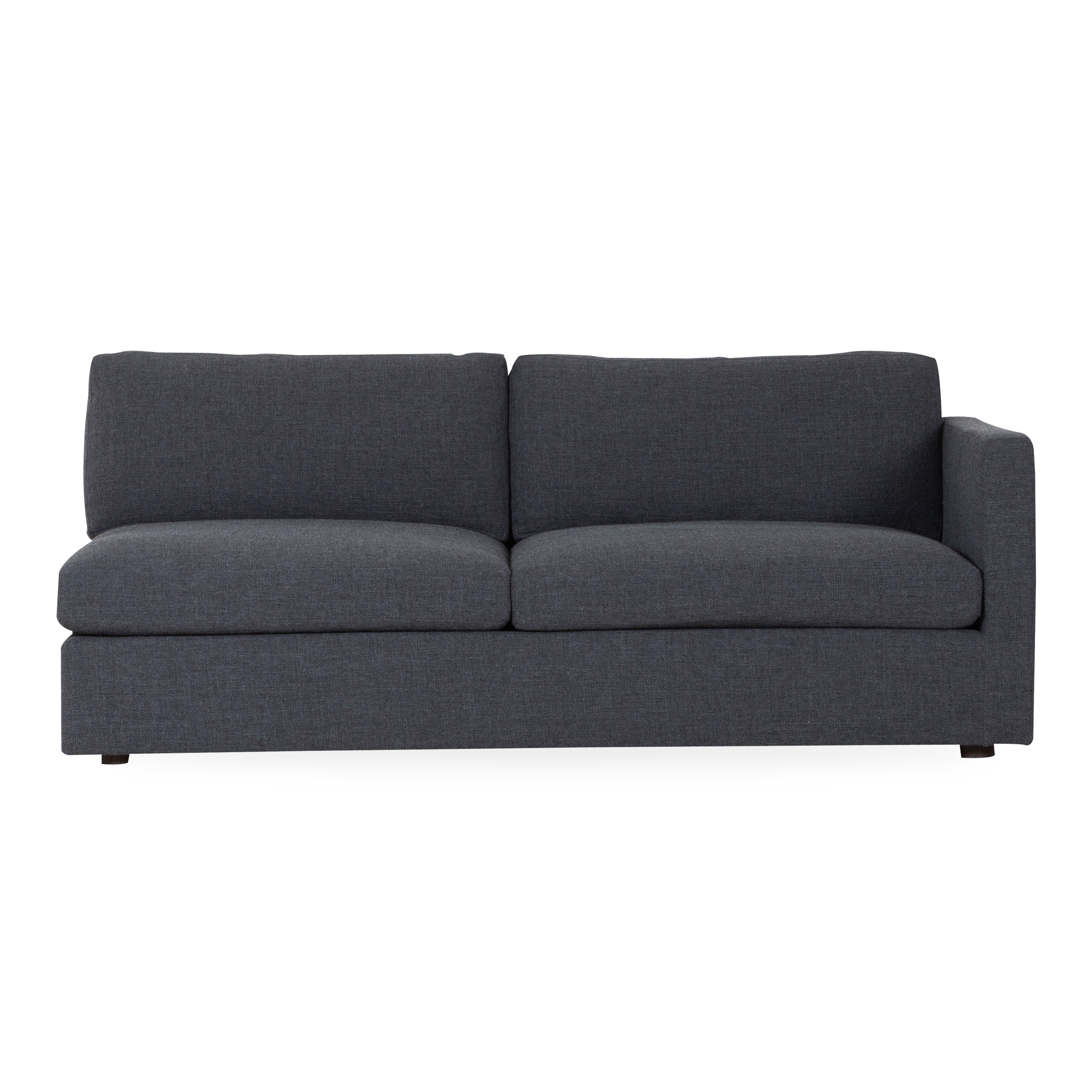 Kore Track Arm Modular Sectional Sofa - Modern L-Shaped Couch with Reversible Chaise for Living Room, Family Room & Home Theater