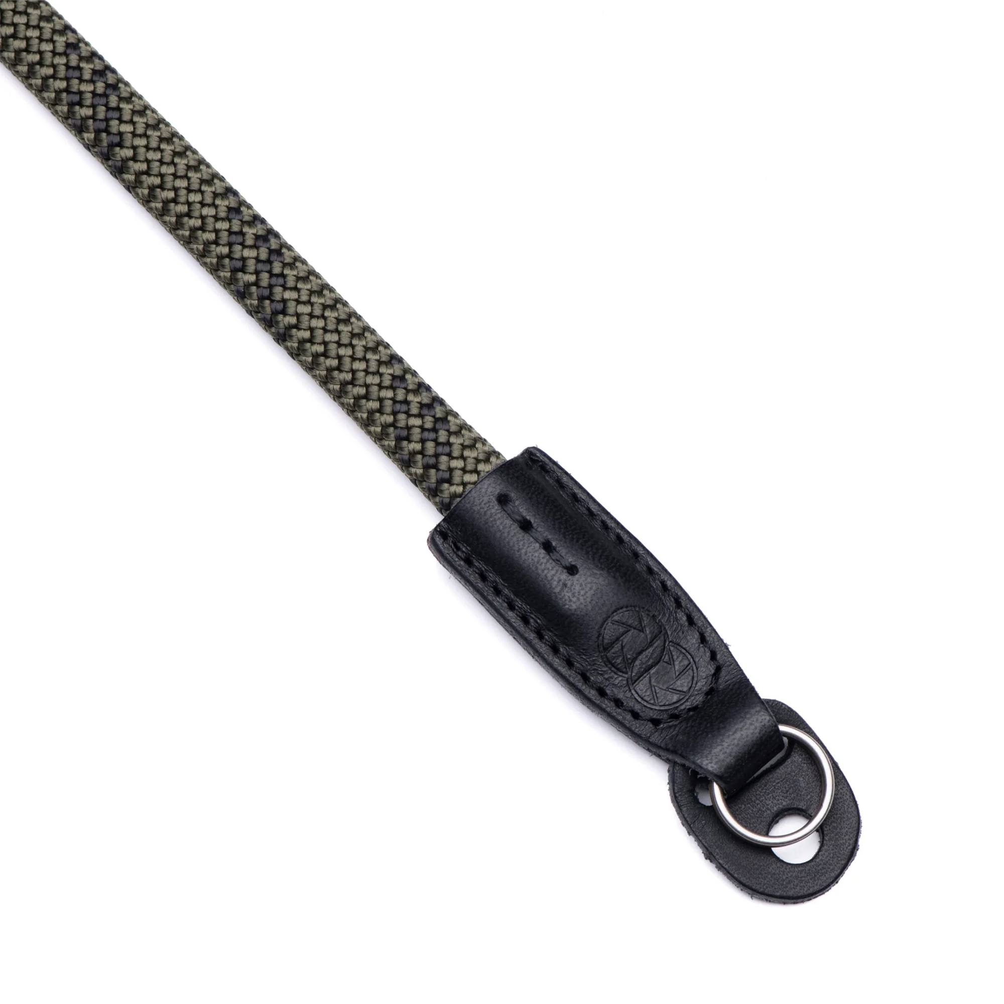 Cooph Rope Camera Strap with Split Ring - 51.2 Inch (130cm) Adjustable Neck Strap for DSLR & Mirrorless Cameras - Durable Duotone Olive Design for Travel & Outdoor Photography