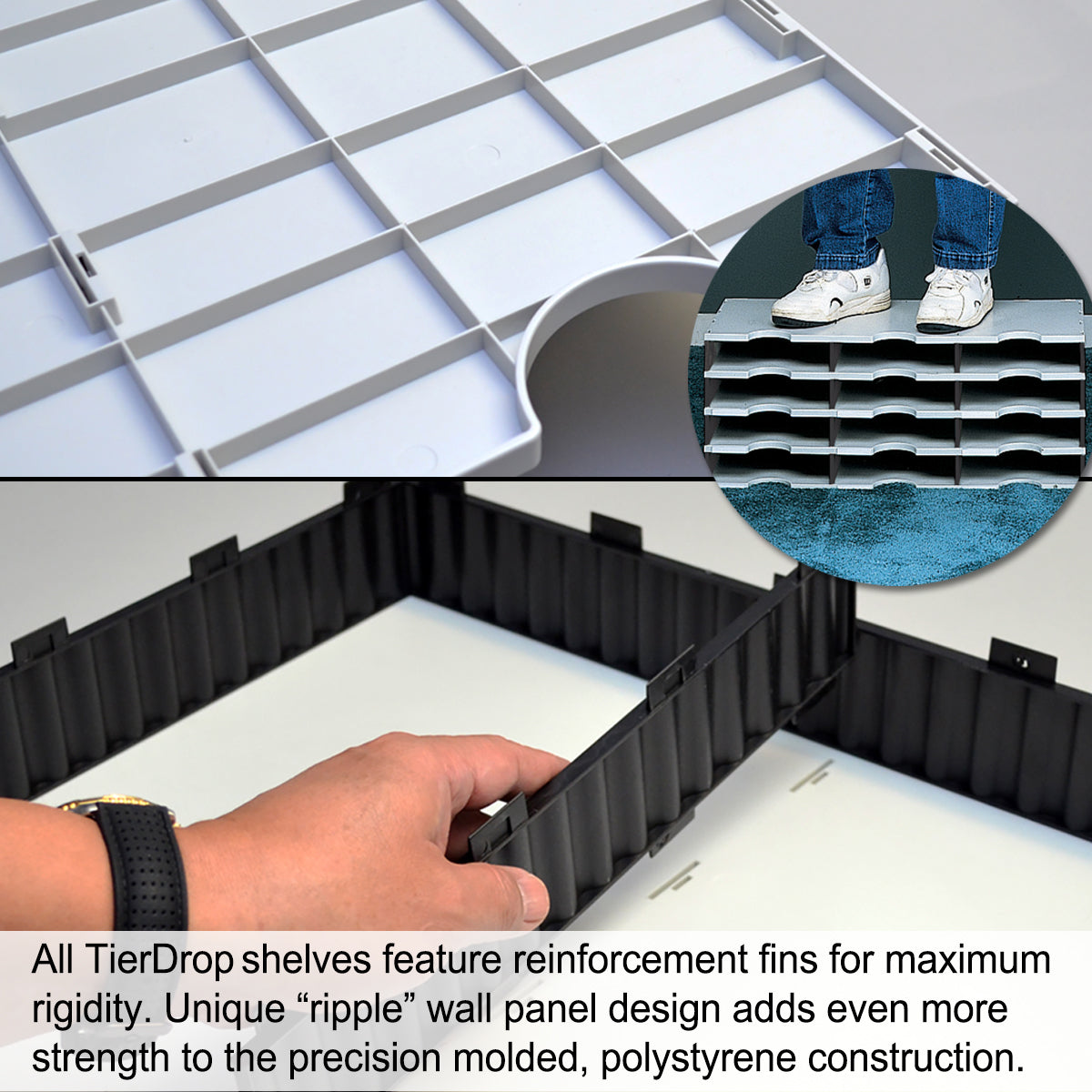 Ultimate Office TierDrop™ Desktop Organizer - 6 Letter Size Compartments for Documents, Forms, Mail & Classroom Supplies | Expandable with Optional Add-On Tiers | Lifetime Guarantee | Perfect for Home Office, School & Workspace Organization