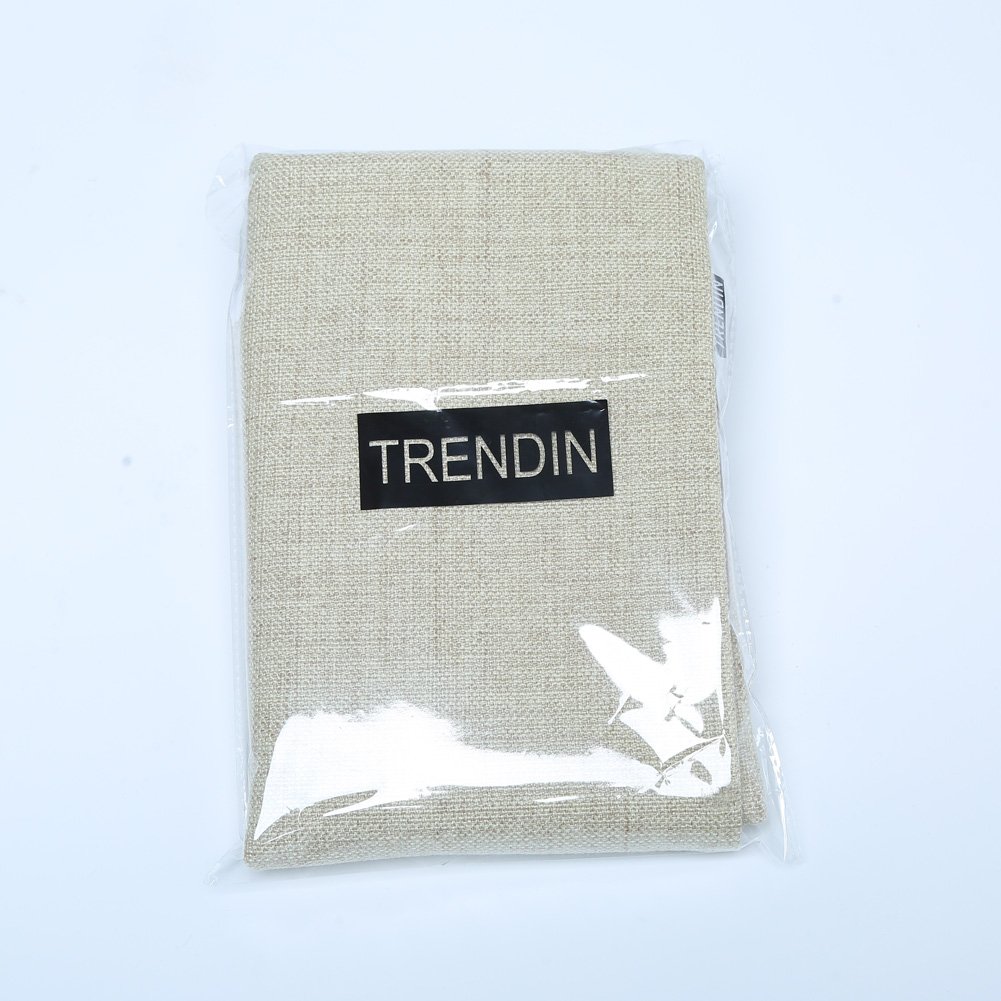 TRENDIN Rustic Spring Pillow Cover 18x18 Inch - 100% Cotton Linen Blend Decorative Throw Pillow Case for Sofa, Bed & Home Decor (PL420TR) - Perfect for Farmhouse, Boho & Living Room Styling