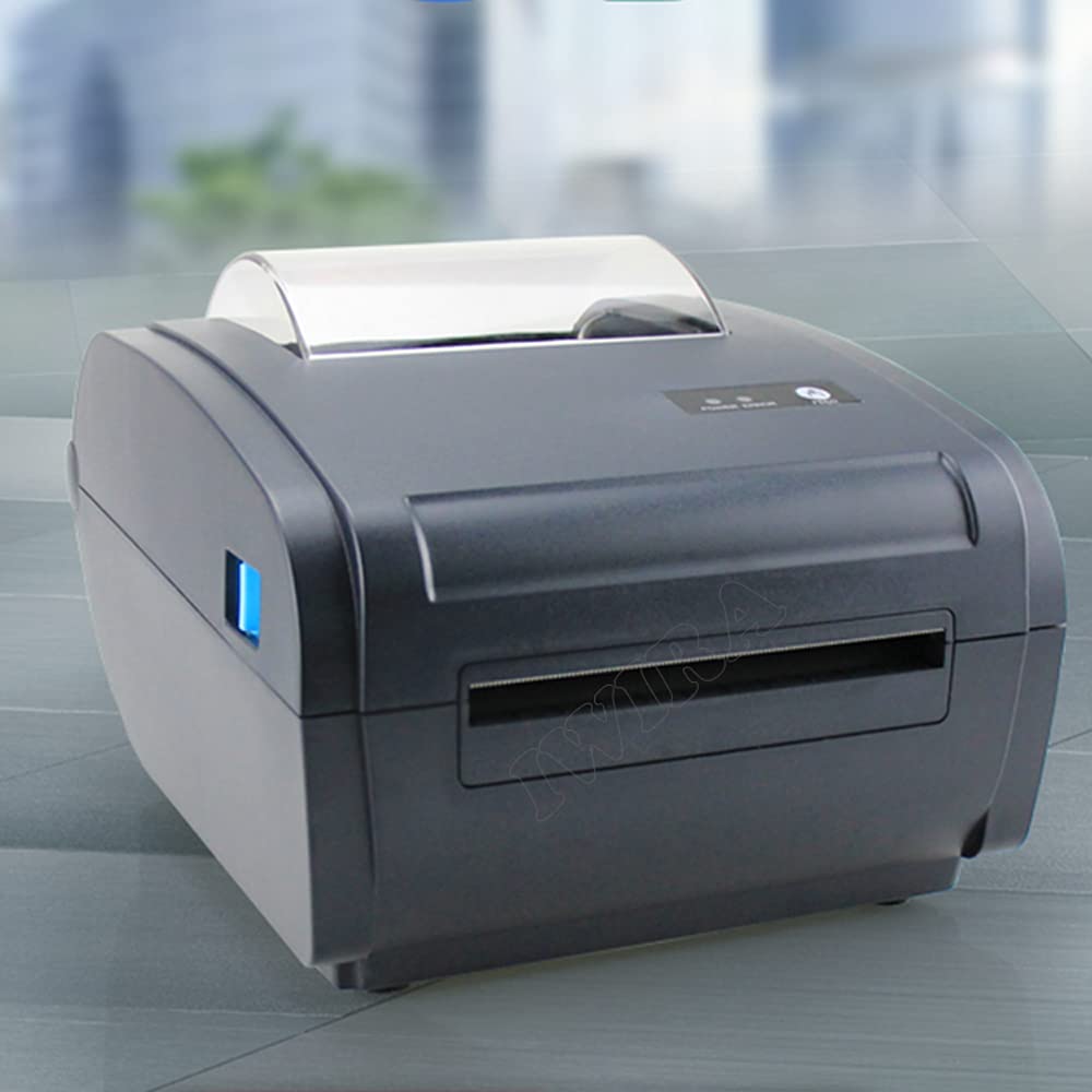 IWIRA Thermal Label Printer - Compatible with Windows, Mac, Linux | Shipping Label Printer for UPS, Shopify, Amazon, eBay | Label Maker for Clothing, Shelf, Product & Color Labels (USB+Bluetooth, Black) | Perfect for Small Business, Warehouse & Home Office Shipping Needs