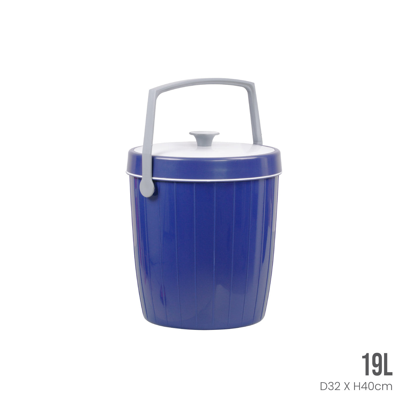 Hot & Cool Insulated 19L (5 Gallon) Bucket with Lid - Perfect for Camping, Picnics, Beach Trips, and Outdoor Adventures (Model 8305)