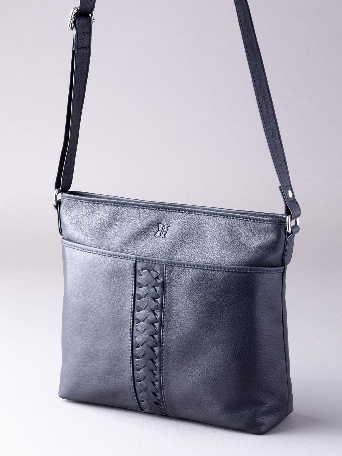 Lakeland Leather Farlam Crossbody Bag for Women - Genuine Leather Shoulder Purse with Adjustable Strap, Perfect for Travel, Work & Everyday Use