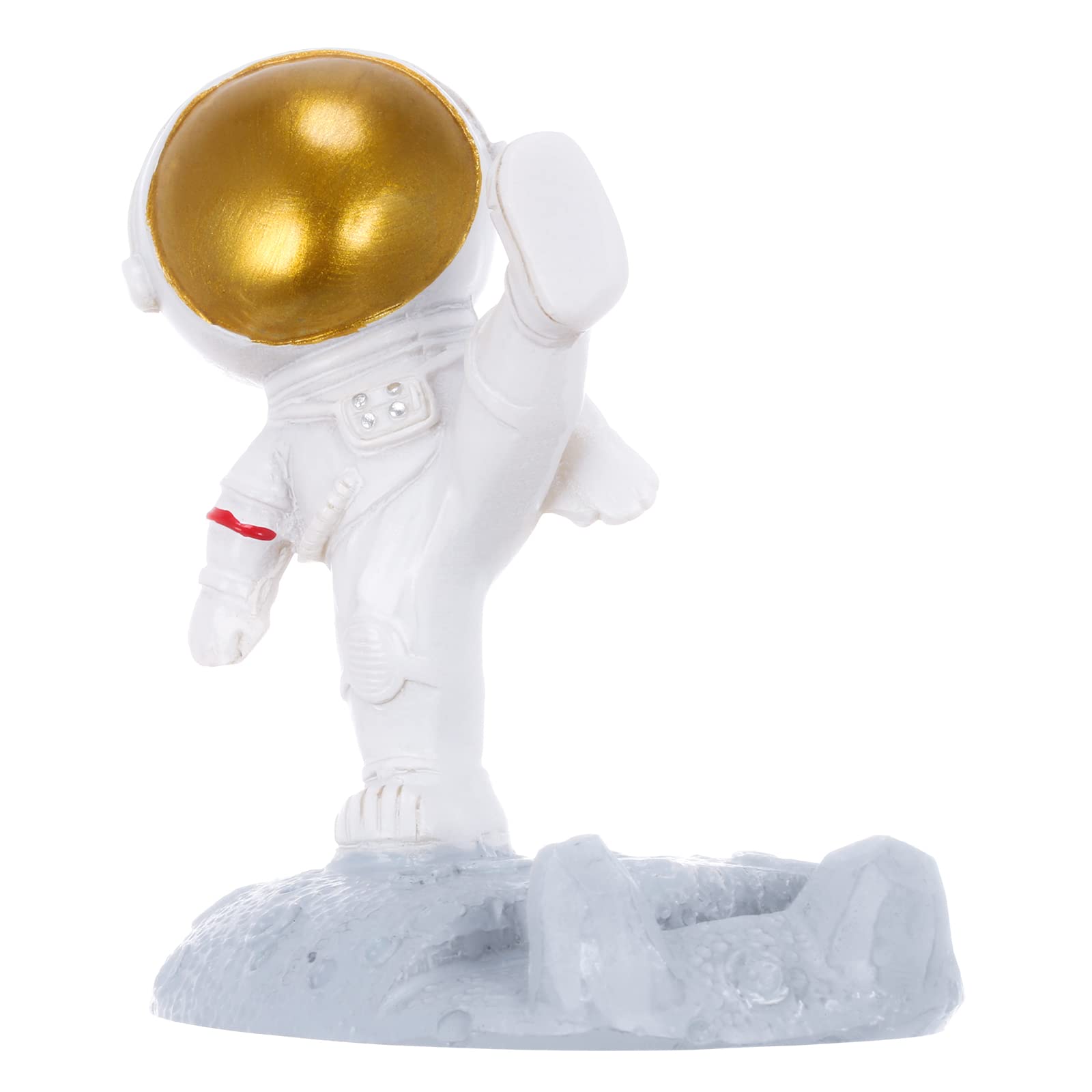Tomfeel Astronaut-Themed Phone & Tablet Stand - Resin Desk Holder for iPhone, Samsung, iPad - Perfect for Office, Living Room Decor & Birthday Gifts | Space-Themed Workspace Organizer